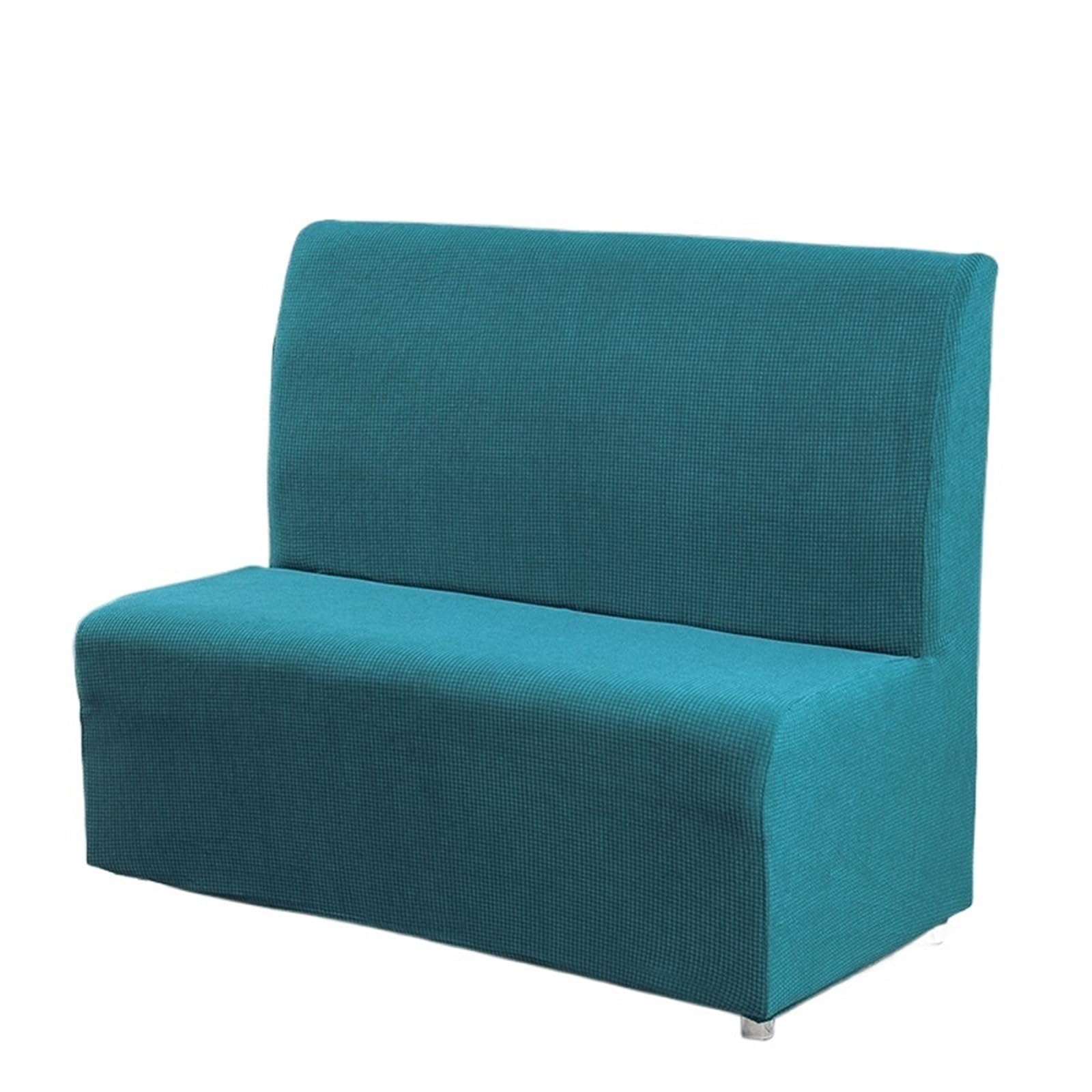 DHYUACN Armless Sofa Slipcover Armless Sofa Cover Elastic Thickened Corn Velvet Hotel Restaurant Stretch Covers Slipcovers(Color 8)
