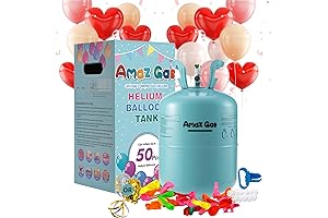 AmazGas Helium Gas Tank - Party Essential for Birthdays, Weddings, and Events