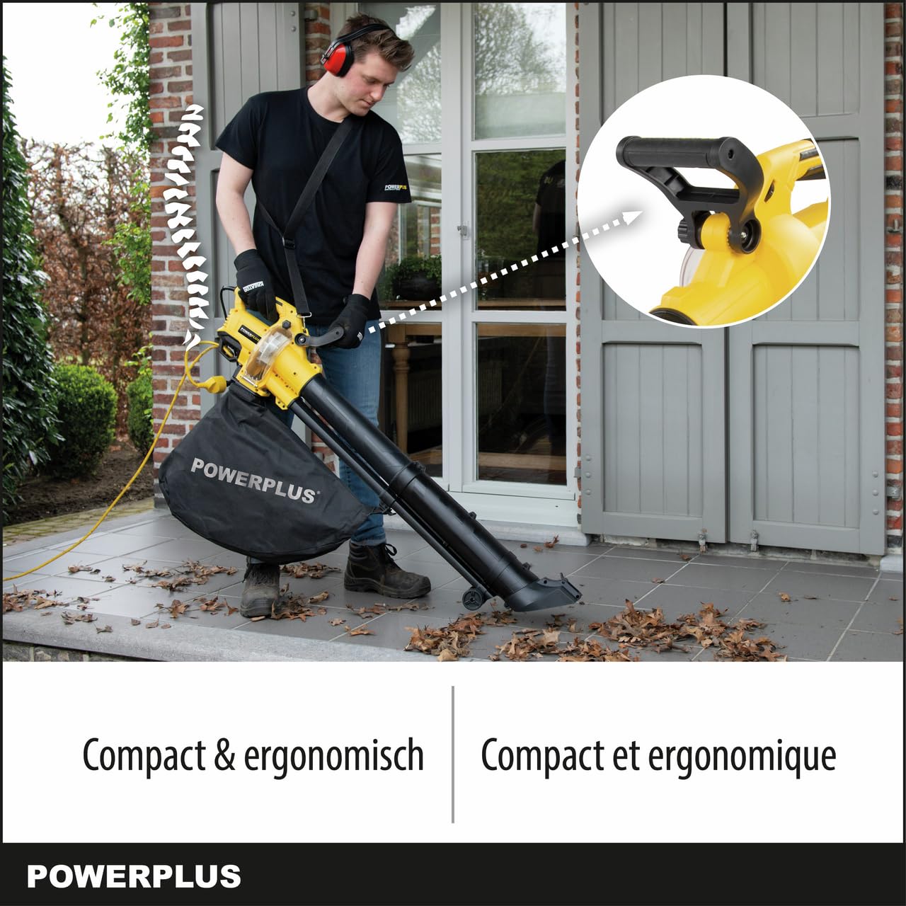 Powerplus POWXG4038 POWXG4038-Aspirador/Soplador di Hojas 3300 W