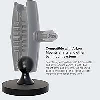 Vista 2 de ARKON 65mm Diameter Round Heavy-Duty Magnetic Base with 25mm (1 inch) Ball