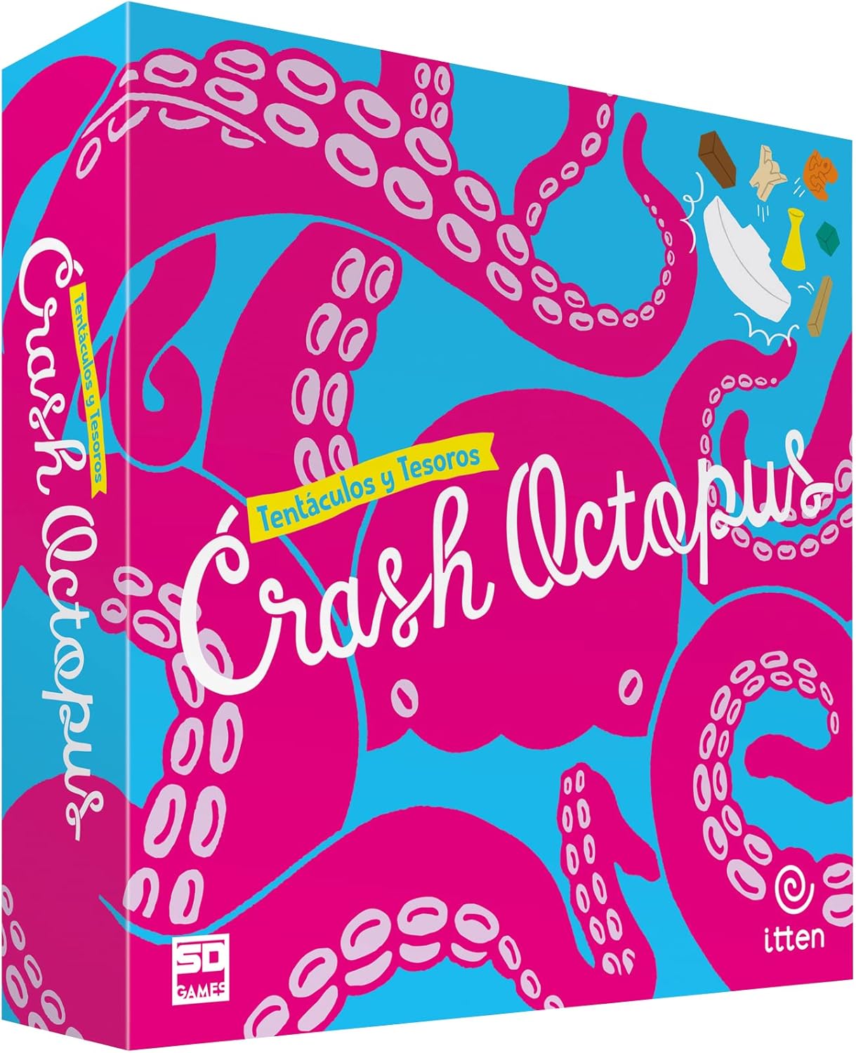 SD GAMES Crash Octopus Juego de Mesa Infantil Juguetes