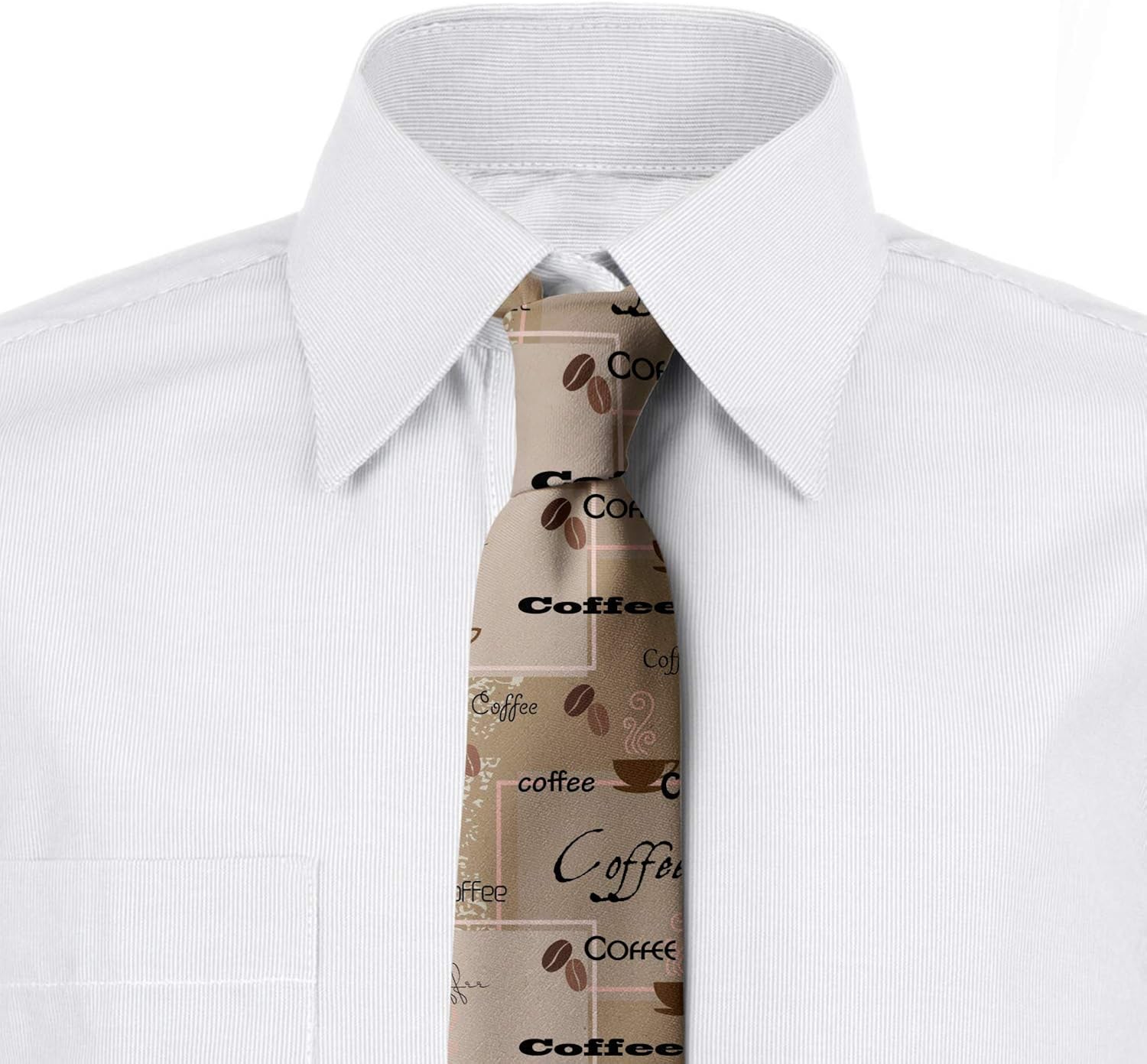 Ambesonne Multicolor Modern Men's Tie