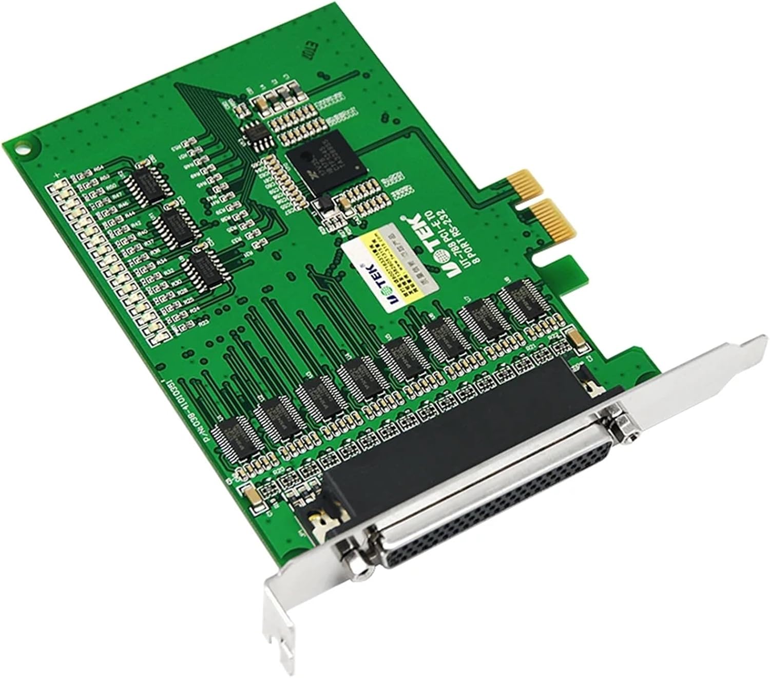 1PCS Industrial PCI-E to RS-232 Serial Card PCIE to RS232 8 Ports High Speed DR62 Converter Com DB9 Connector 4U UT-788