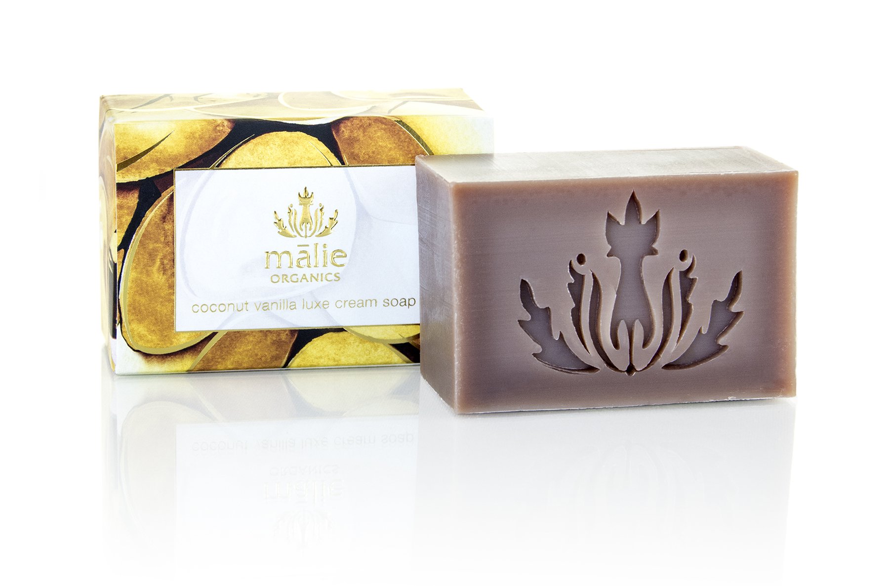 MalieOrganics Luxe Cream Soap - Coconut Vanilla 4oz