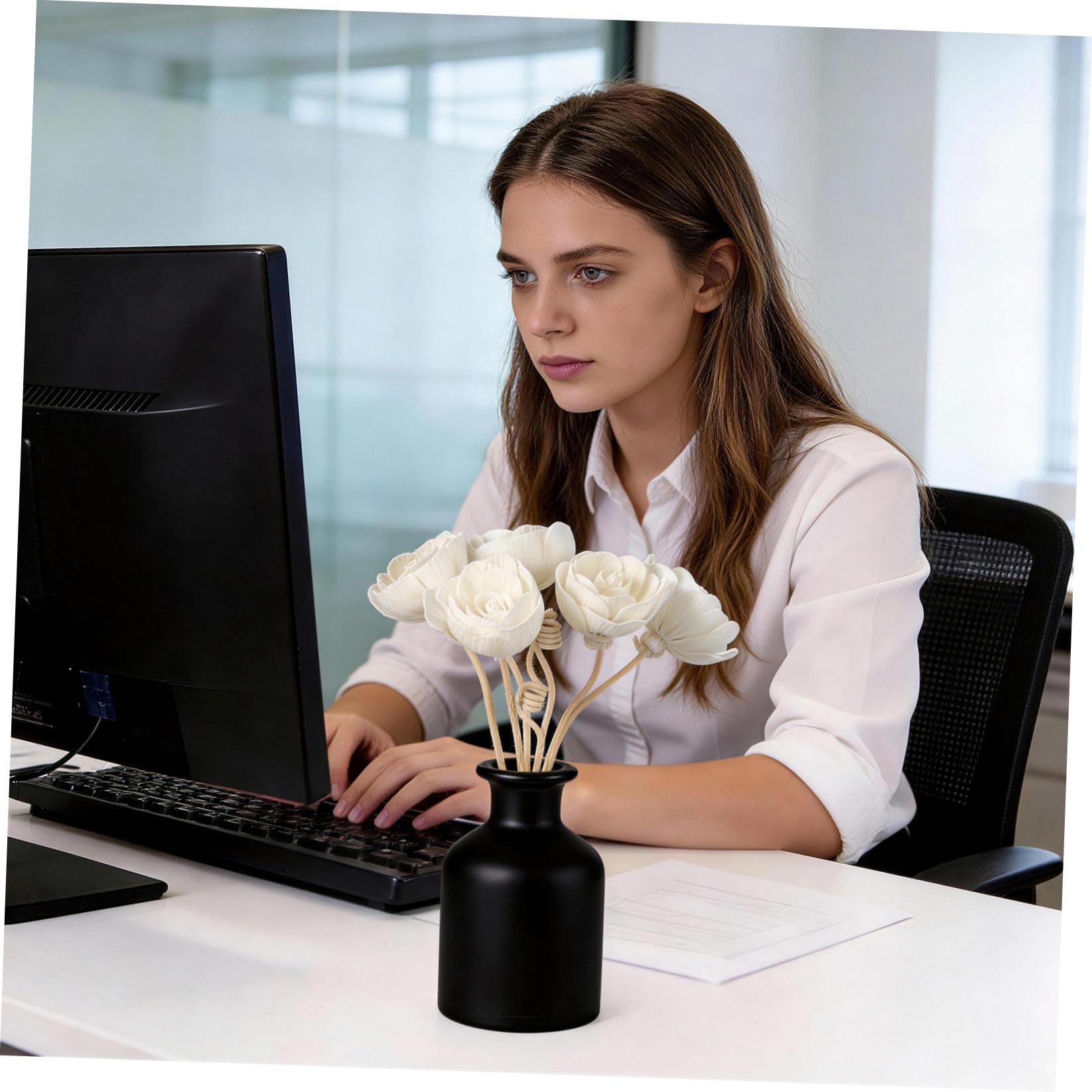 IMIKEYA 30stücke Duftstäbchen Für Ätherische Öle Rattan Diffuser Zubehör Für Aromatherapie Für Zuhause Büro Und Yoga-räume Schnelles -Release