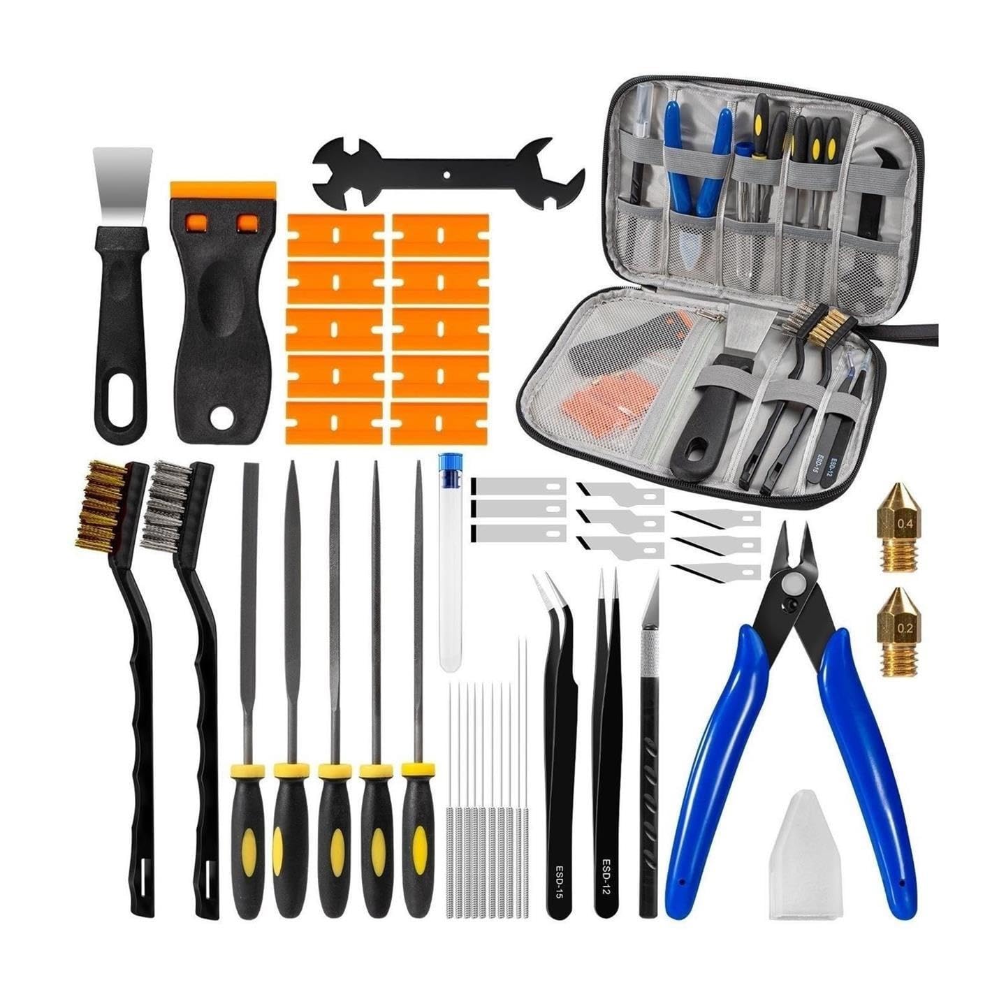 Kit di pulizia degli ugelli della stampante 3D, accessori for la manutenzione della stampa 3D(Set-1)
