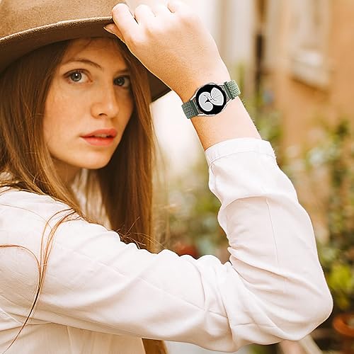 Miniatura 4 de ALMNVO Correa elástica de nailon compatible con Galaxy Watch 5 de 1.57 pulgadas, 1.73 pulgadas, LTE de 1.73 pulgadas, 5 Pro de 1.73 pulgadas,