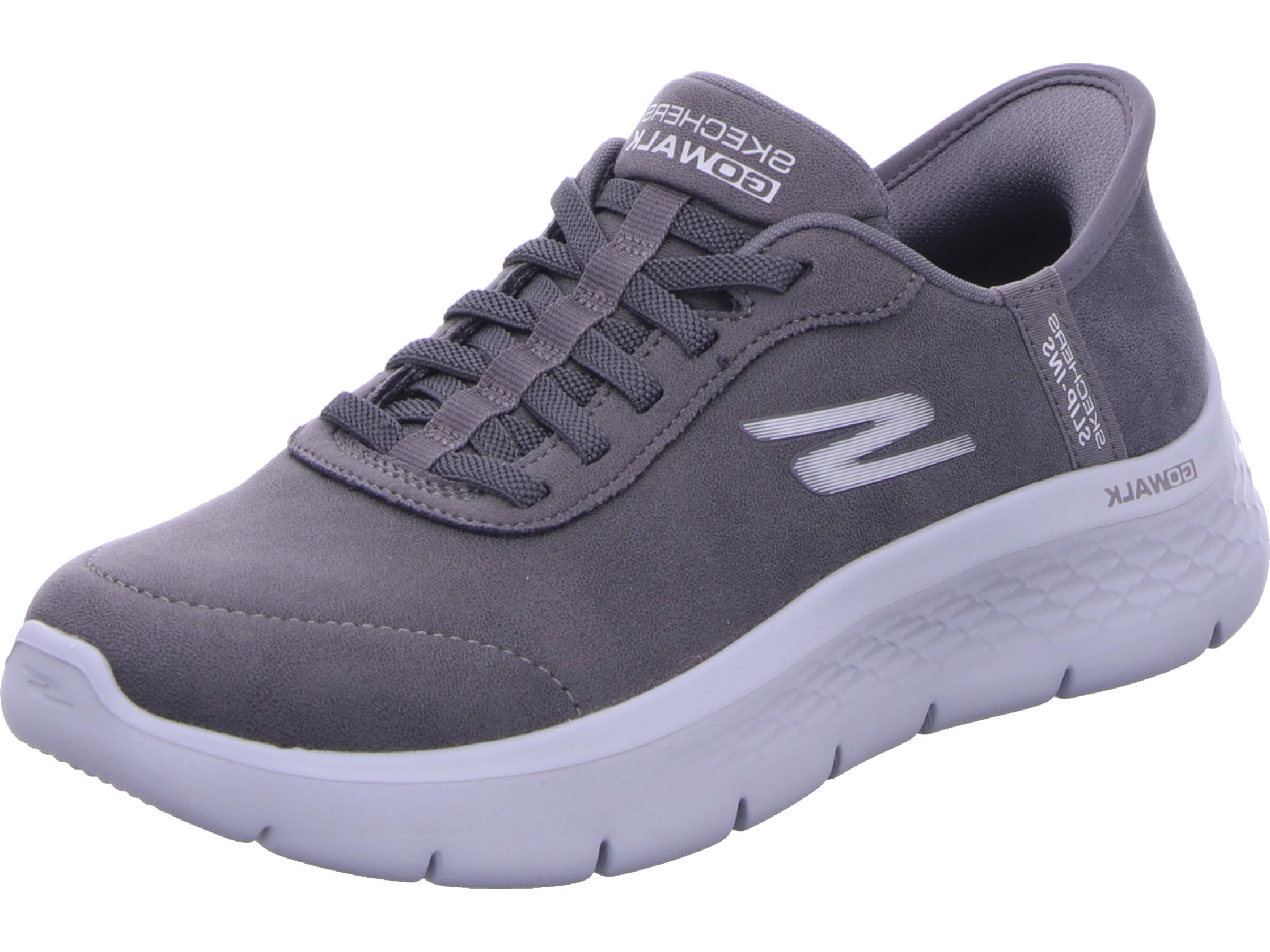 Skechers Go Walk Flex, Scarpe da Ginnastica Donna, Carbone, 38.5 EU