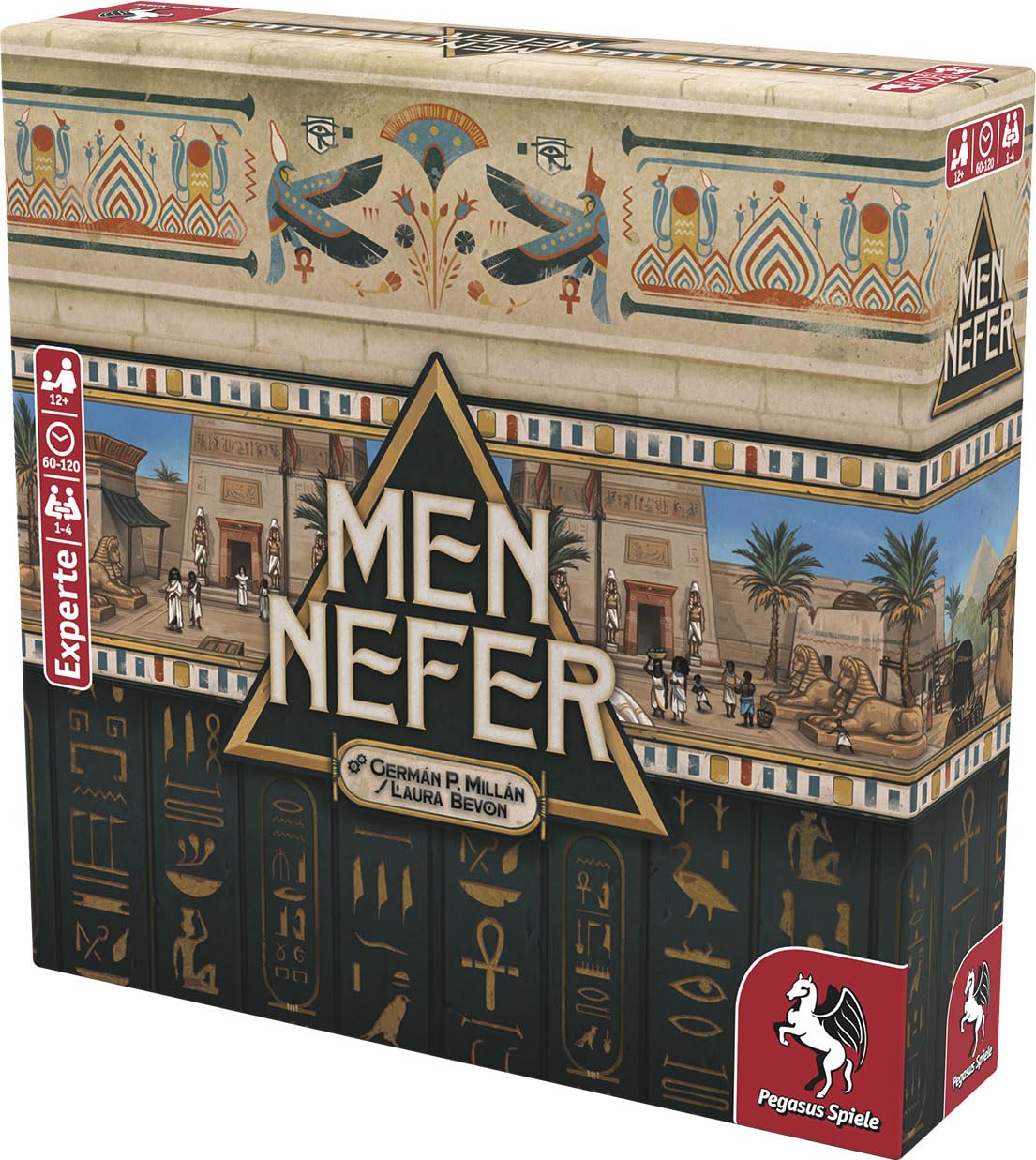 Pegasus Spiele Men-Nefer, Gold und Schwarz
