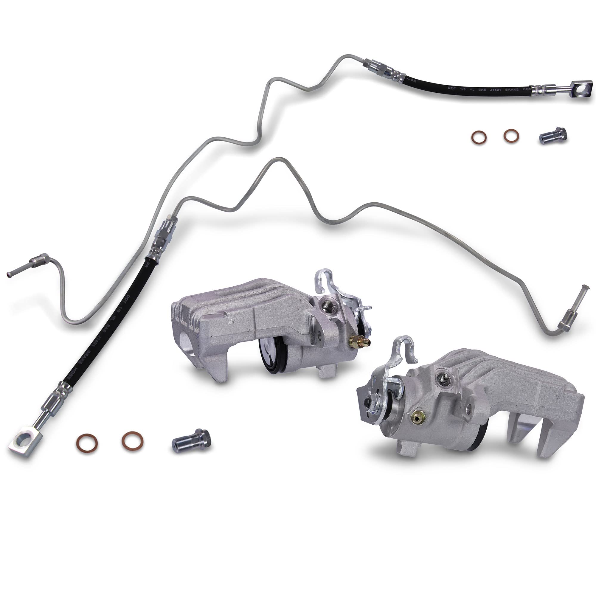 Pinza freno NERA posteriore sinistro AUDI SEAT SKODA VW