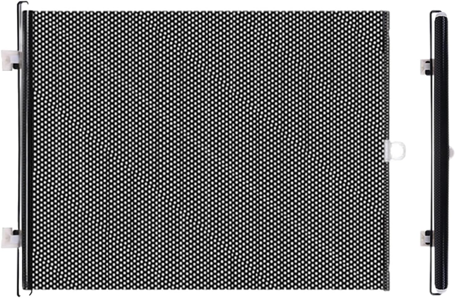 Retractable Pet Gates, Retractable Door Barrier for Pets, with Two Hooks and Three Locate, Dog Proof Gate for Kitchen, Porch, Indoor Outdoor Use (15.75 x 49.2 inch)