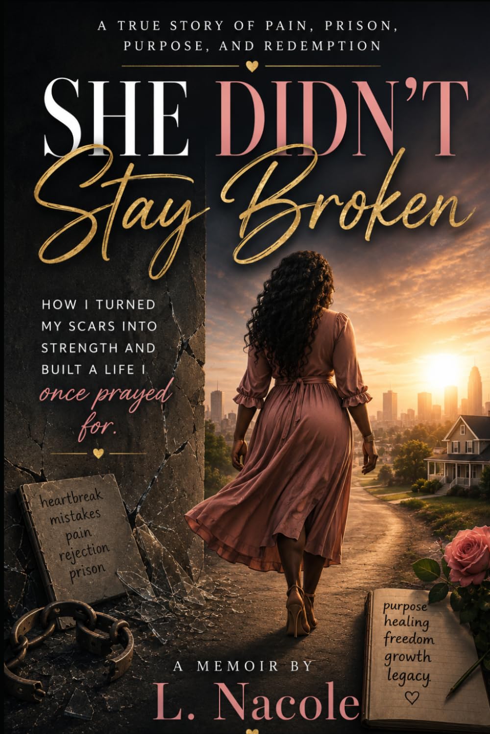 She Didnt Stay Broken: How God Turned My Broken Pieces into Purpose