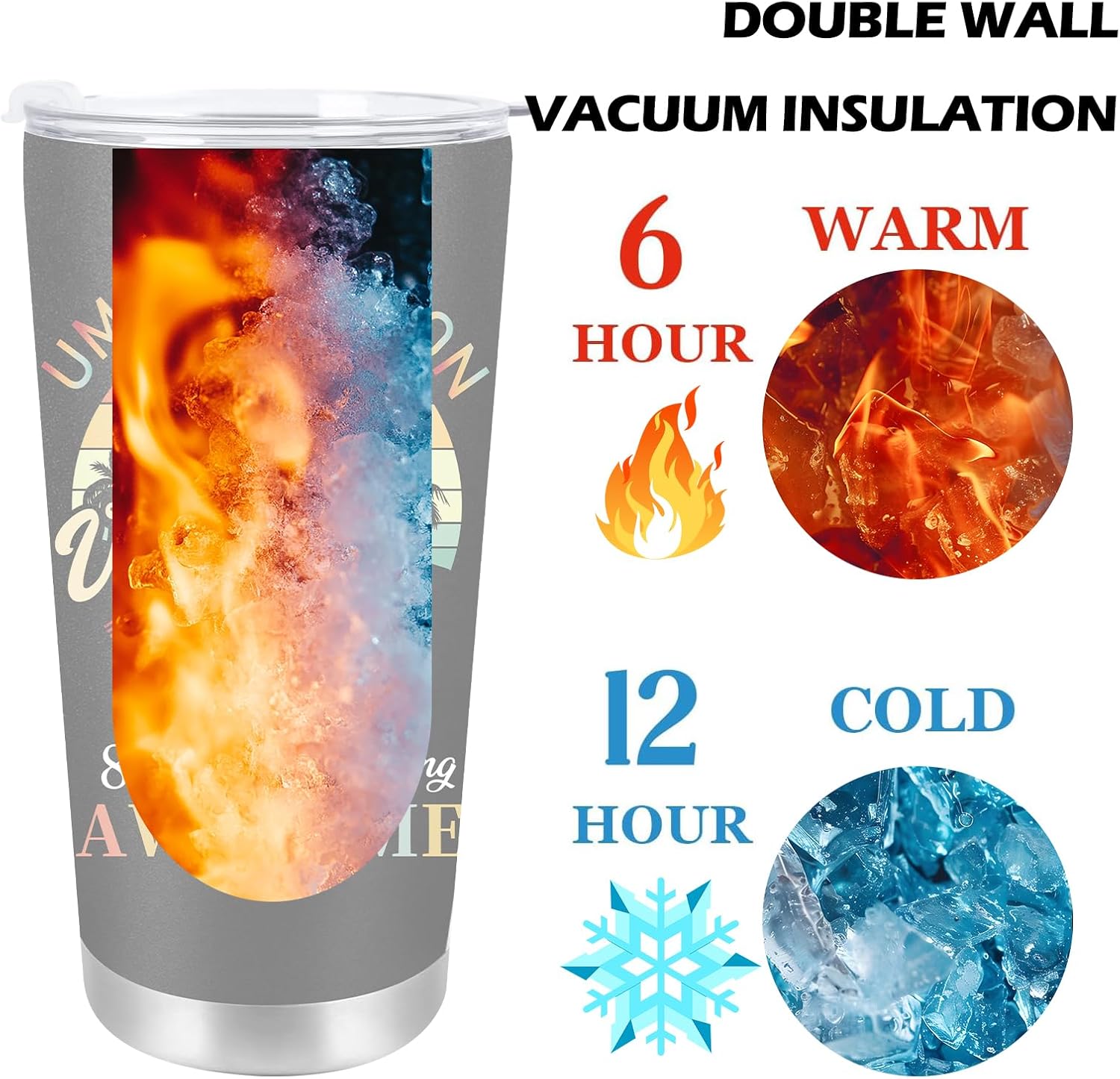 AFRITEE 80th Birthday Gift for Him, Vintage Tumbler Creative 80th Birthday Gifts for Men, 1946 Birthday Gift Funny 20 oz Coffee Cups with Brush Straw and Straw for Dad Grandfather and Friends - Image 5