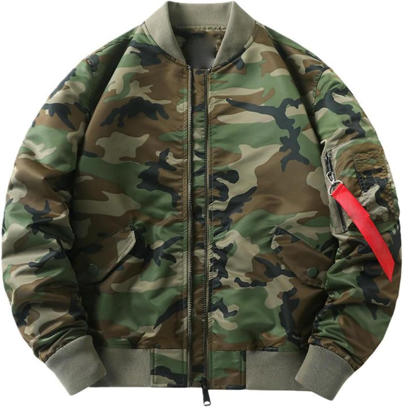 Men’s Autumn Winter Flight Bomber Jacket Vintage Retro Style