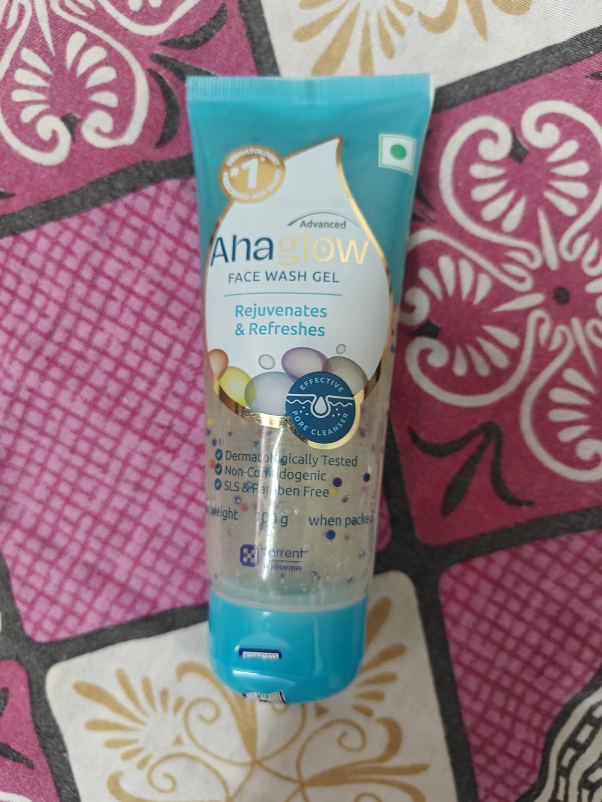 Ahaglow Advanced Face Wash Gel, Daily Gentle Cleansing Formula For