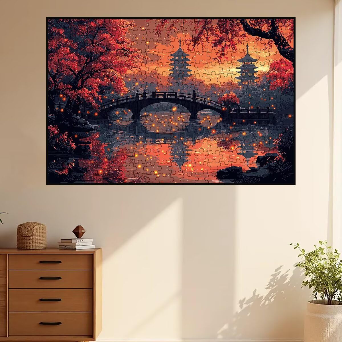 Puzzle 1500 Pezzi Paesaggi, Puzzle Ponte per Adulti, Puzzles in Legno Intrattenimento Creativo, Divertimento, Puzzles Educativi Classici con Confezione di Alta Qualità Idea Regalo Donna Decor -3120