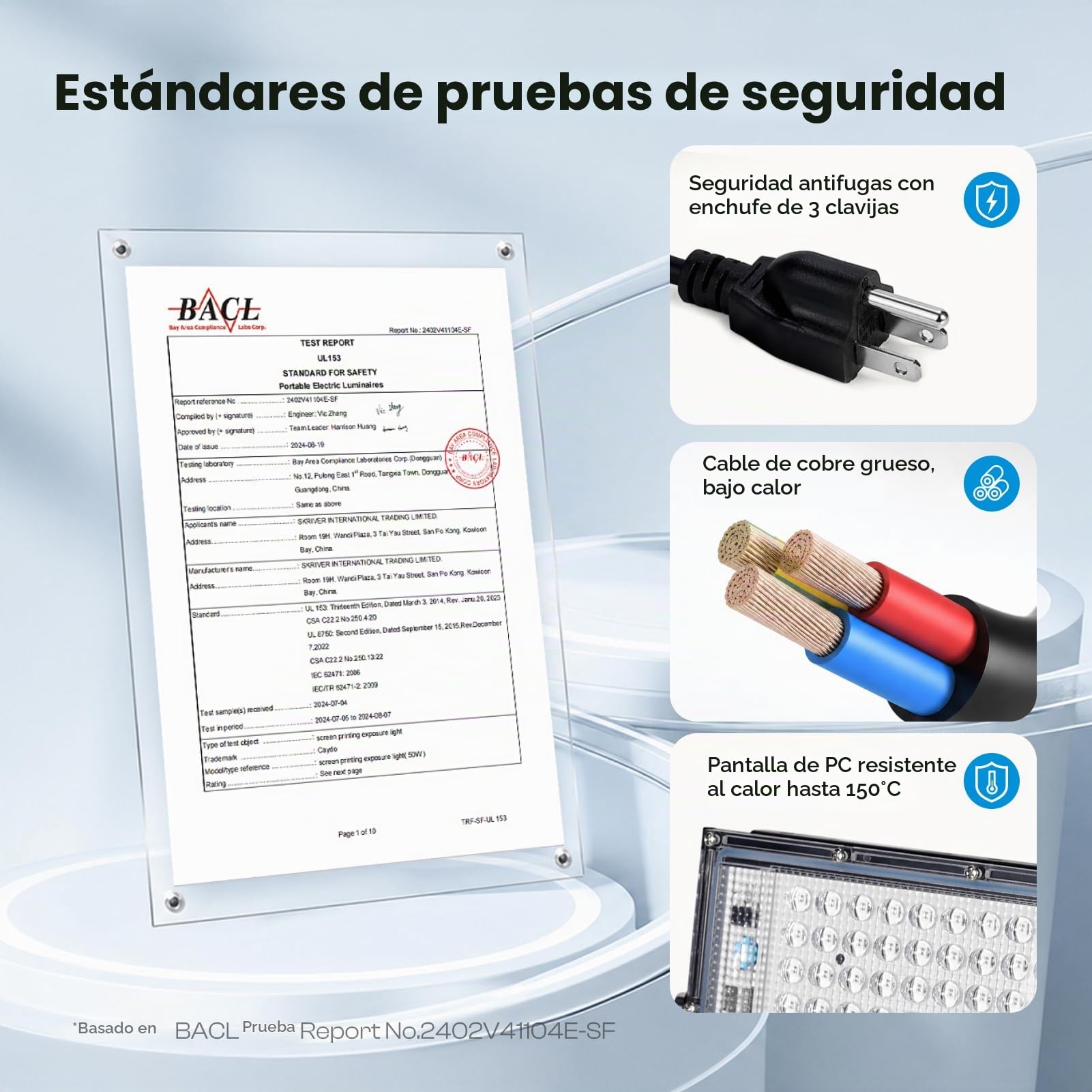 Caydo - Unidad de exposición LED de 50 W para serigrafía, luz UV con soporte retráctil y ajustable para serigrafía y cianottipos