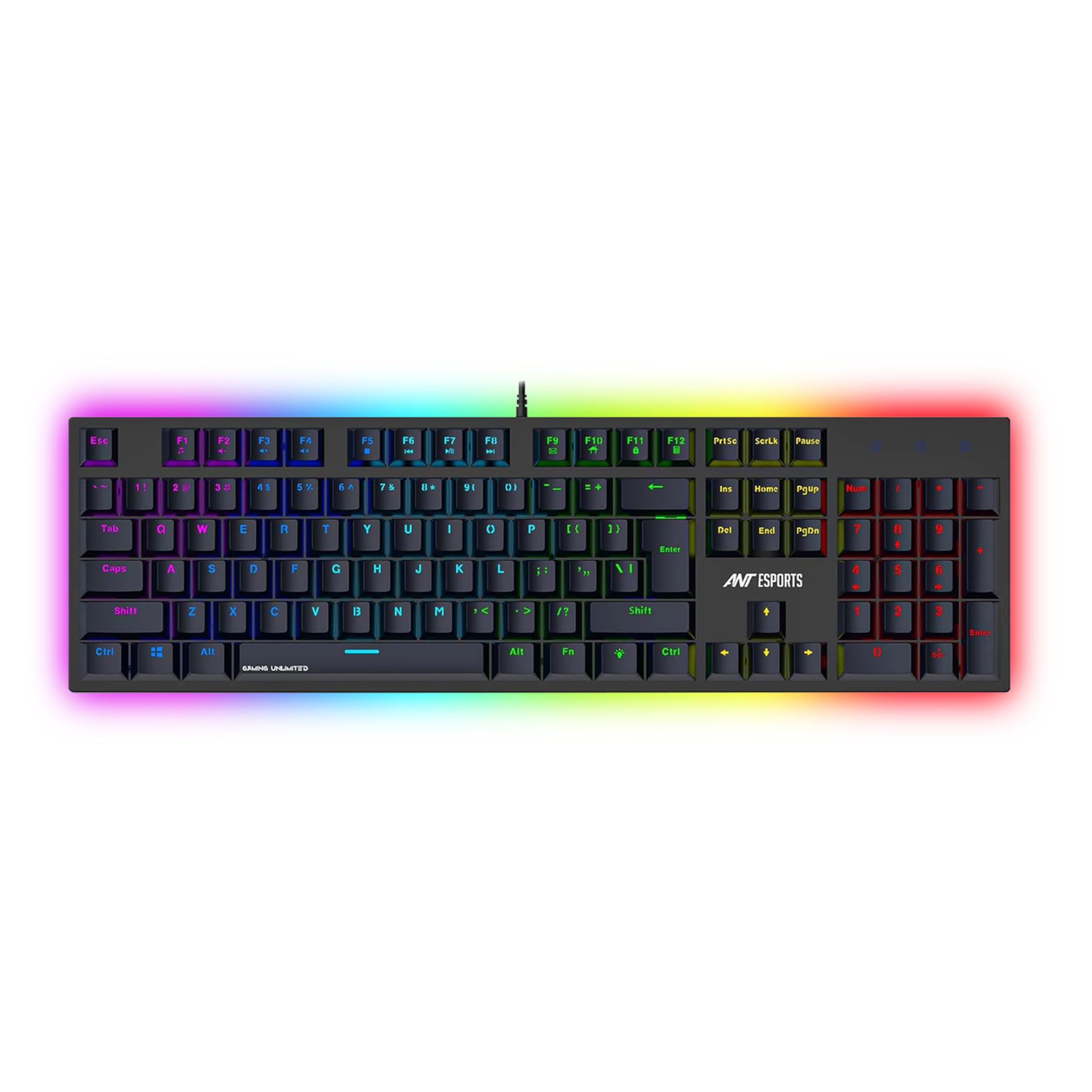 Razer Ant Esports MK3400 V3 Pro Mechanical Pro World of Warship Edition Wired RGB Gaming Keyboard (Black)