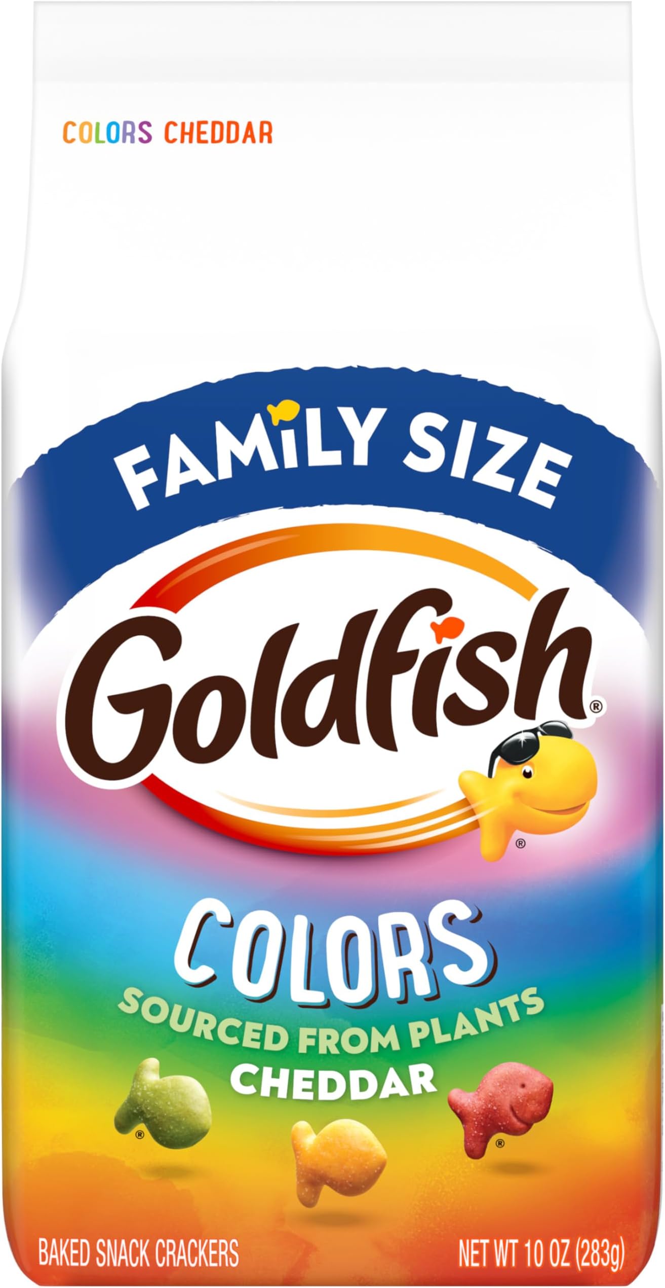 Colors Cheddar Cheese Crackers, 10 Oz Bag