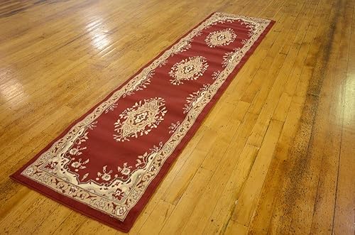 Vista 522 de Unique Loom Reza Collection- Alfombra, Polipropileno, Marrón Marrón/ marfil