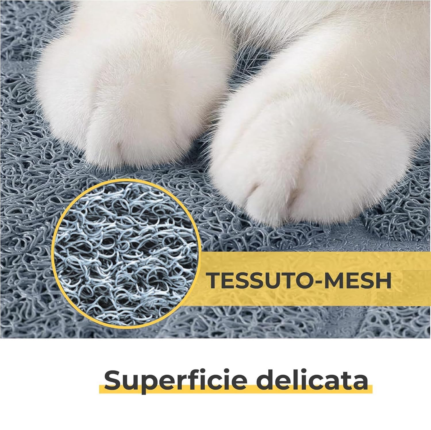 Tappeto lettiera gatto 80x60cm