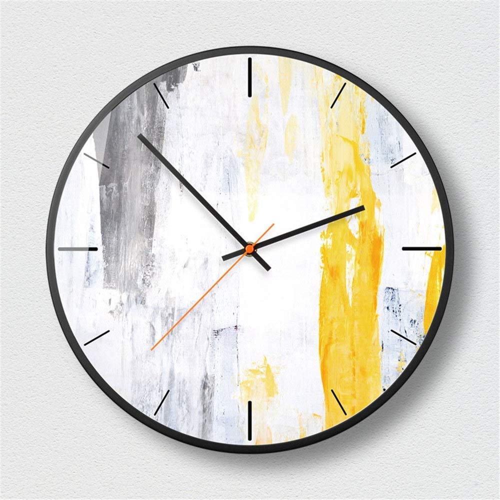 KRXSOBNV wall clock, Abstract Art Wall Clock Creative Decoration Living Room for Office(C)