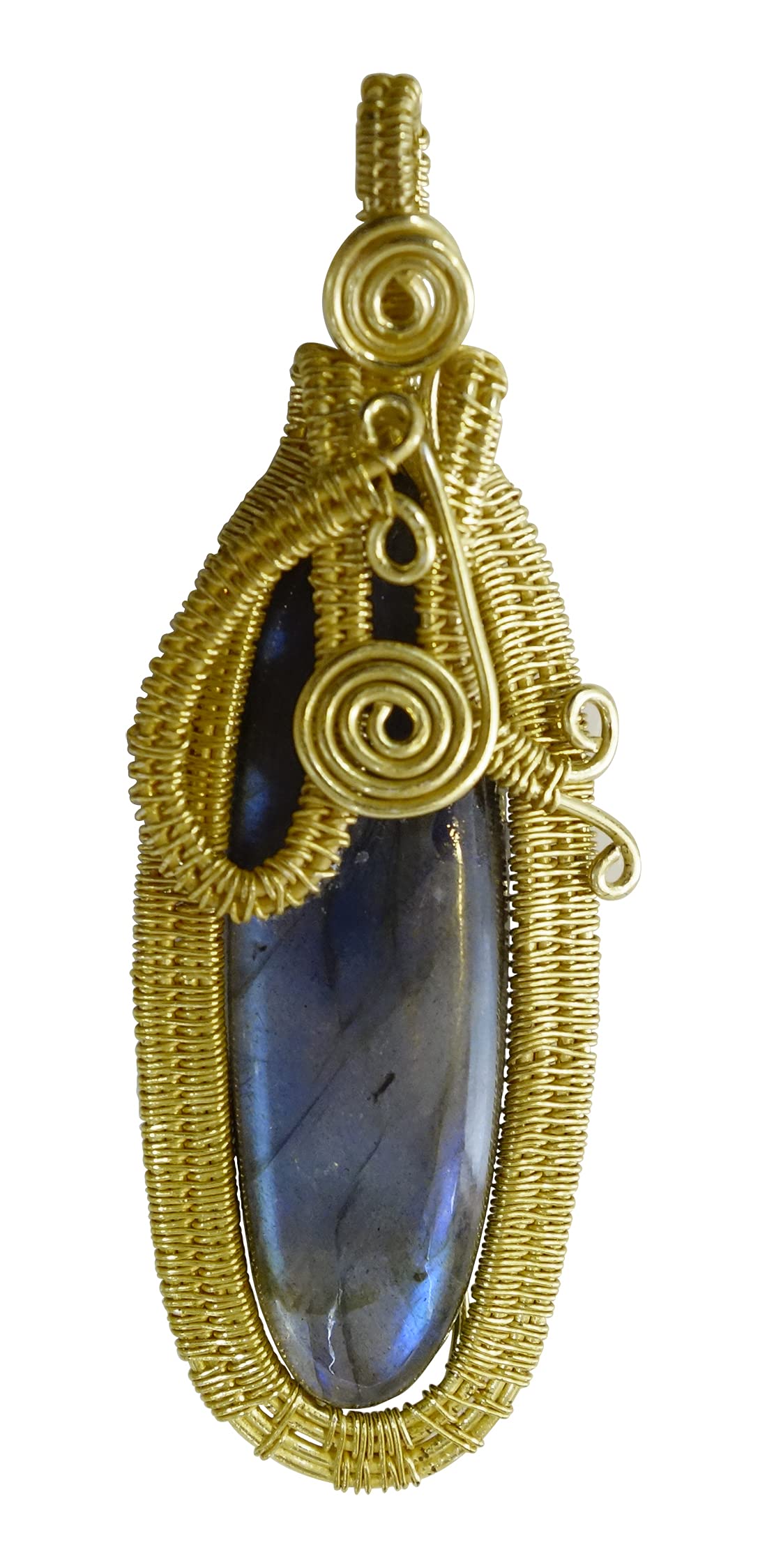 Pendentif Labradorite unisexe pour sublimer vos bijoux de mode