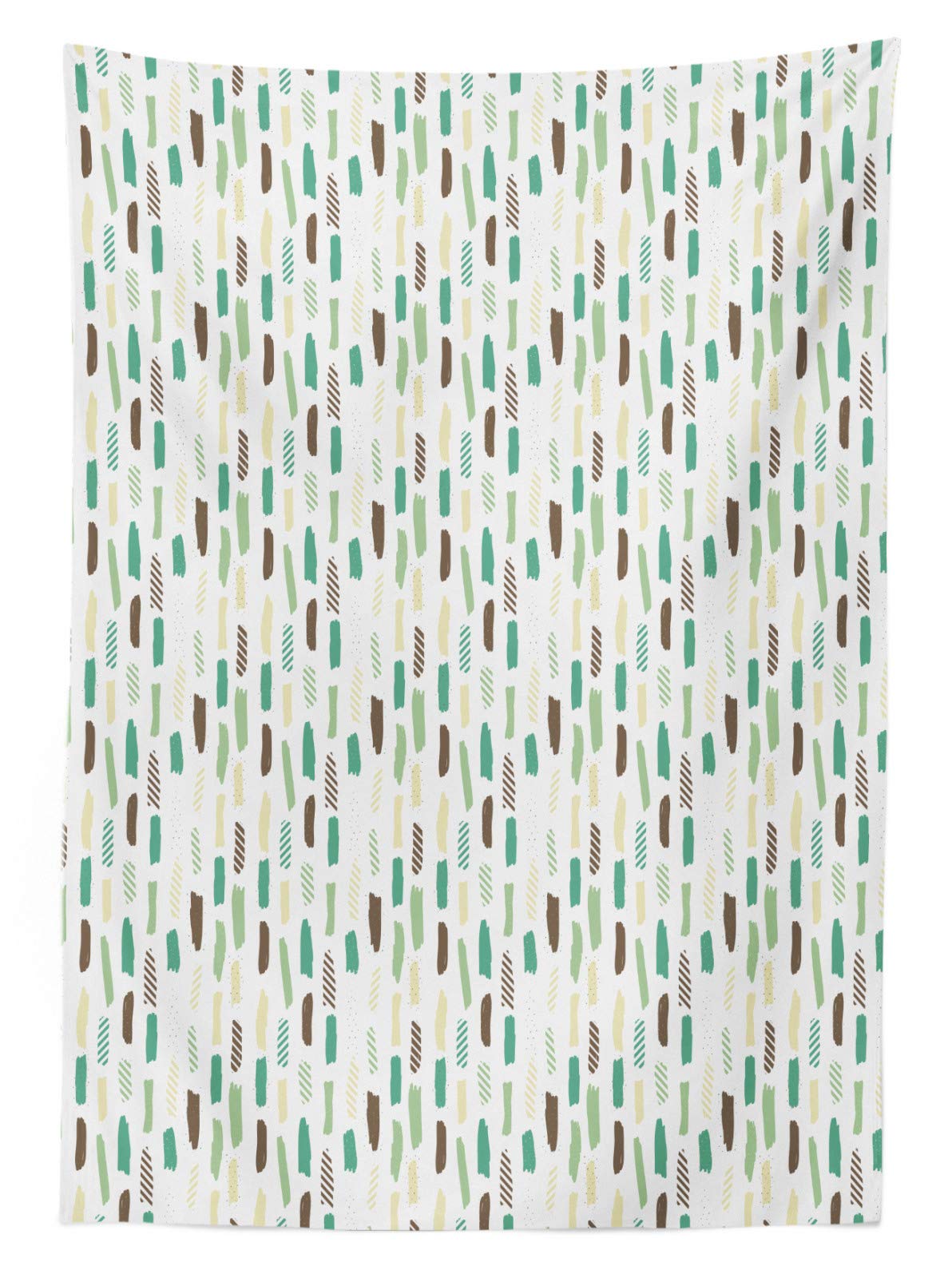 ABAKUHAUS Tovaglia Rettangolare Strisce Colorate, 140x240 Cm, Impermeabile E Antimacchia Per Tavolo Da Pranzo - 3