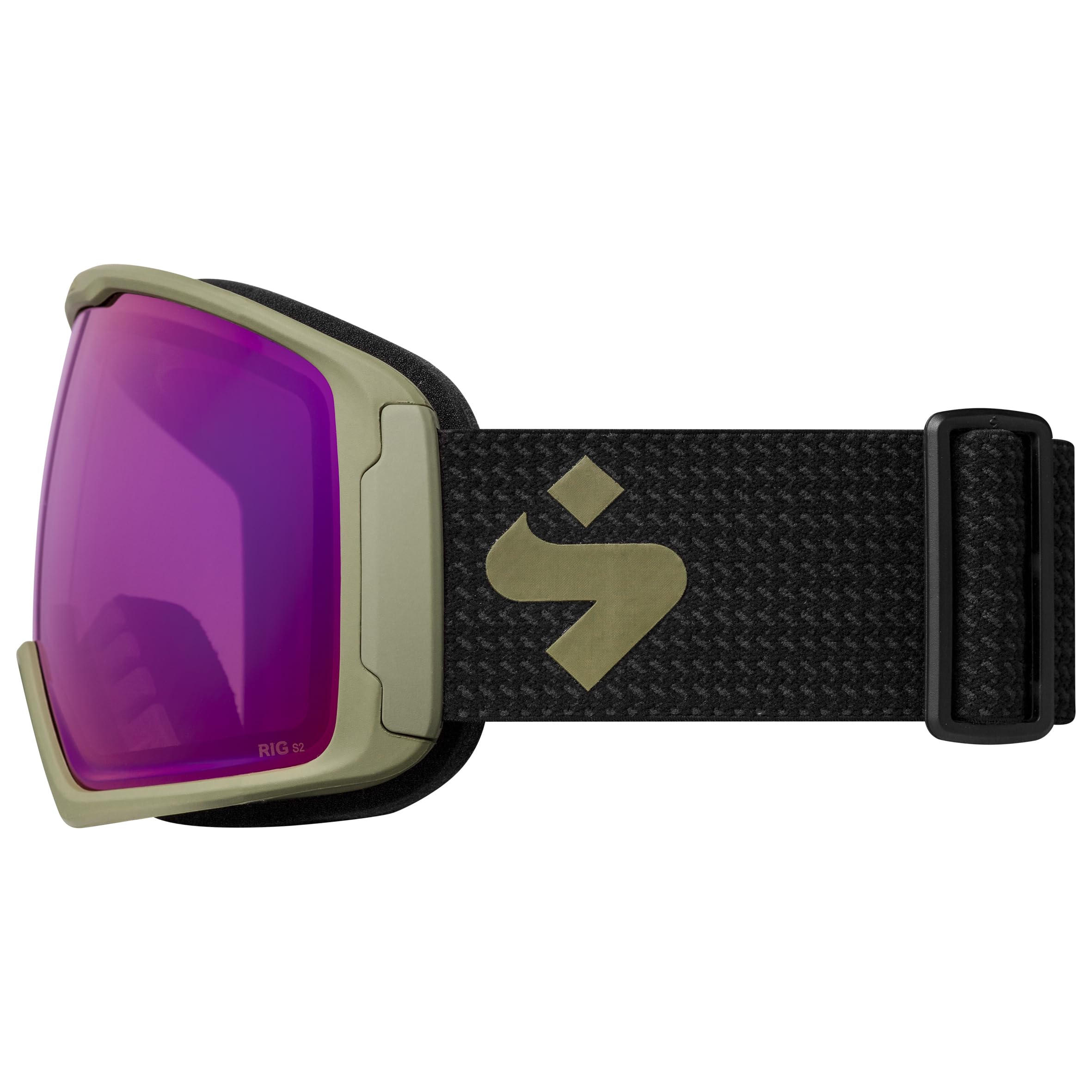 Sweet Protection Clockwork MAX RIG Reflect Goggles - UV Protection, Anti-Fog, and Interchangeable Lens, RIG Bixbite/Woodland/Black Trace, one Size