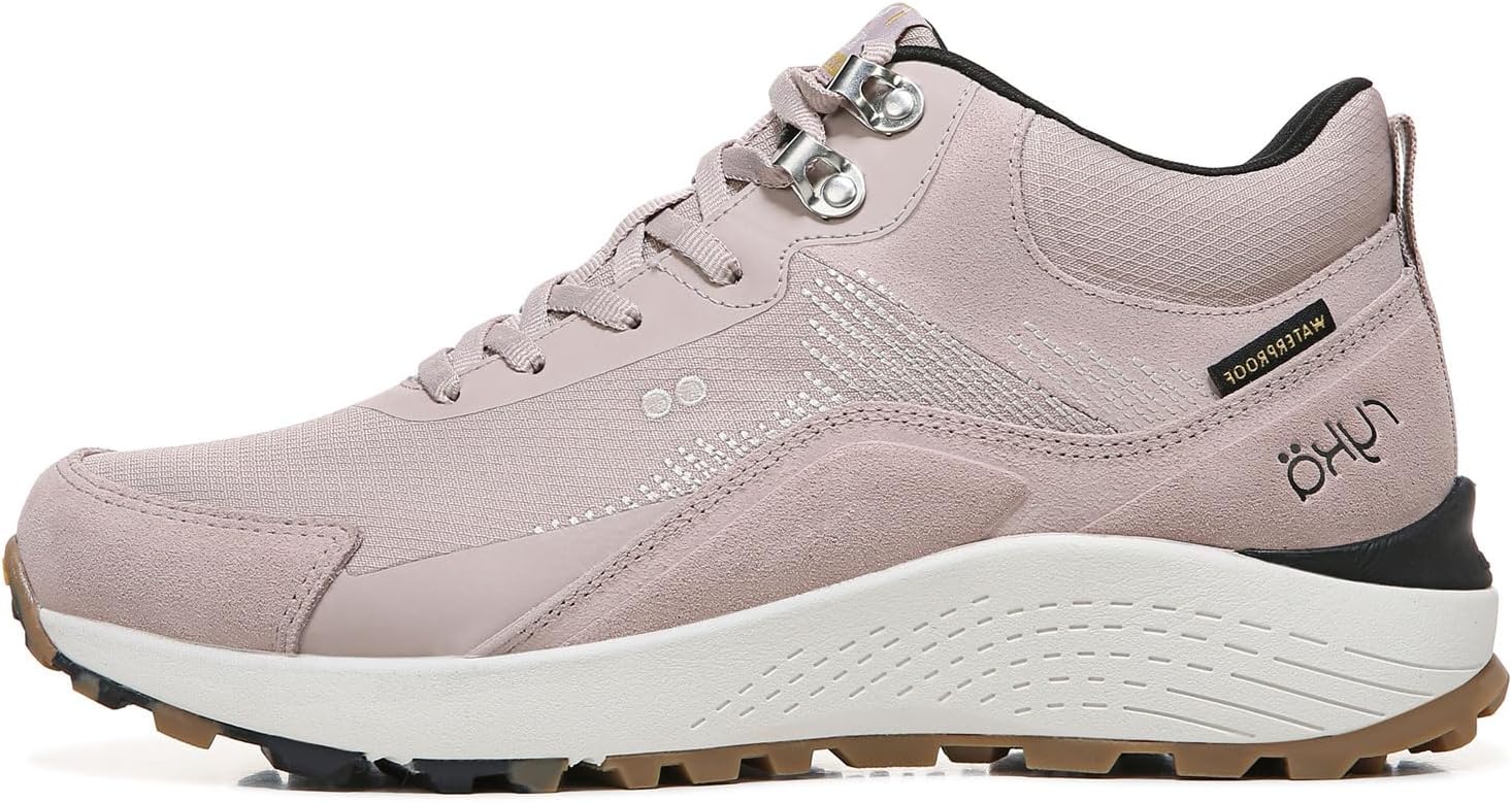 Ryka Women's Kenai Mid WP Waterproof Hiking Boot Quartz Taupe 8.5 M