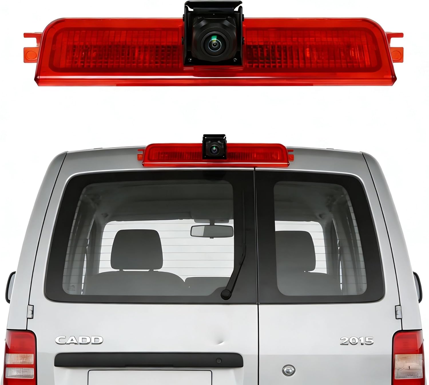 Car Brake Light Rear View Backup Camera for VW Caddy 2003-2015 HD IR Night Vision Top Rear Brake Light Camera Reversing Camera IP67 Waterproof