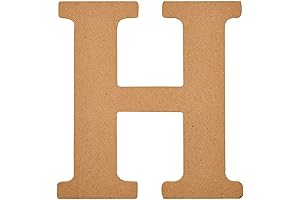Unleash Your Creativity with the Plaid Wooden Letter H