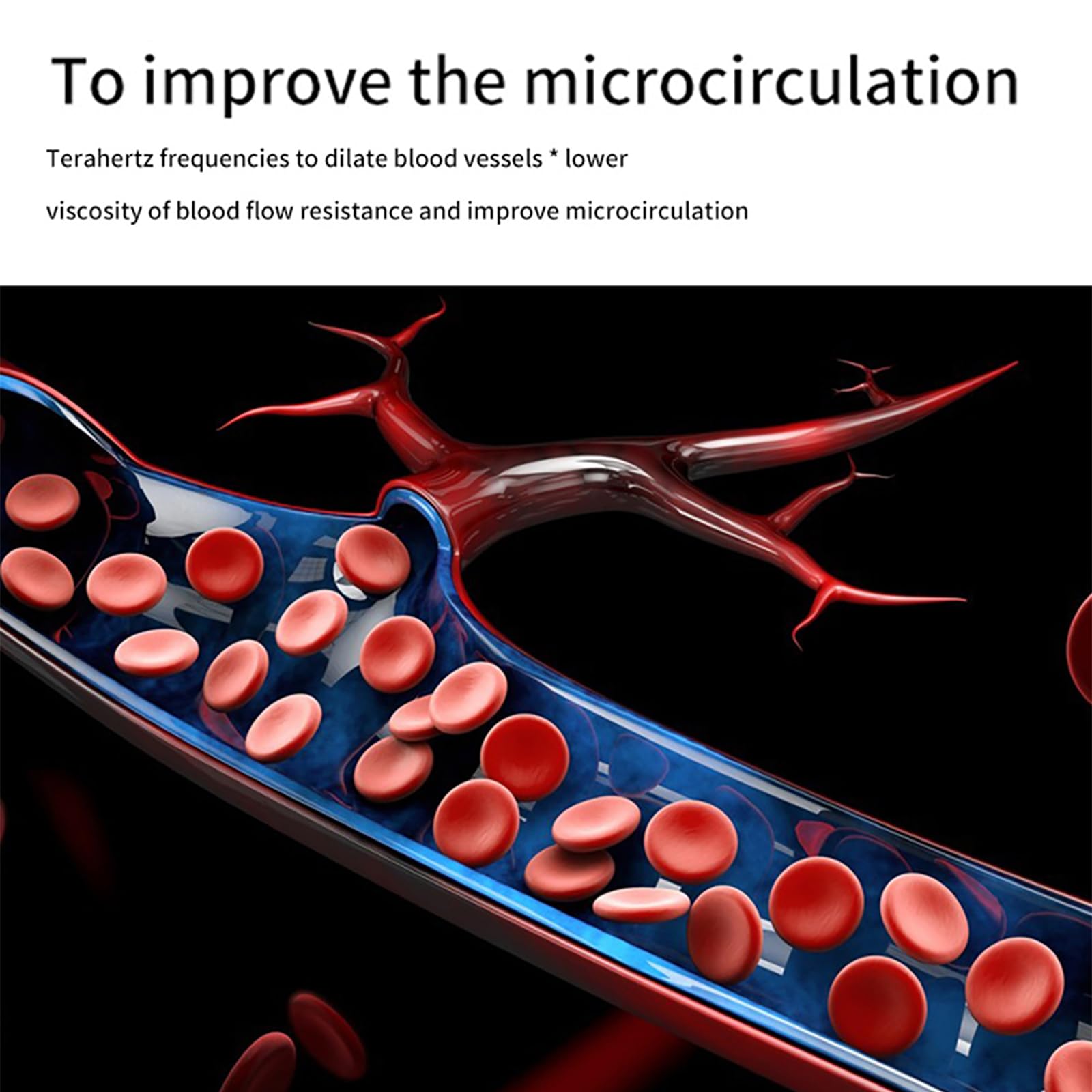 Dispositivo per Fisioterapia Terahertz, Dispositivo per Fisioterapia Cellulare con Massaggio Elettrotermico, Regolazione della Temperatura a 3 Livelli, per Attivare Le Cellule