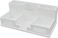 Vista 6 de Organizador de escritorio Victor con soporte para teléfono inteligente, Blanco