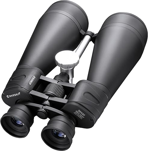 Barska 30x80mm X-Trail Binoculars with Tripod Mount – Powerful Long Range BAK4 Porro Prism, Multi-Coated Optics, Wide Angle, Rubber Armor, for