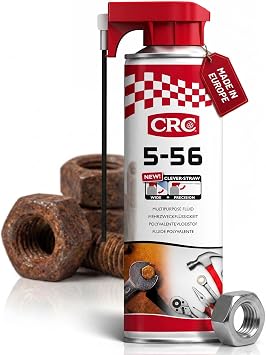RC2 Corporation 33026-AB CRC 33026-AB-5-56 Clever Straw: Multi-Purpose Lubricant with Special Diffuser, Penetrant, Anti-Corrosive 500 ml, Black