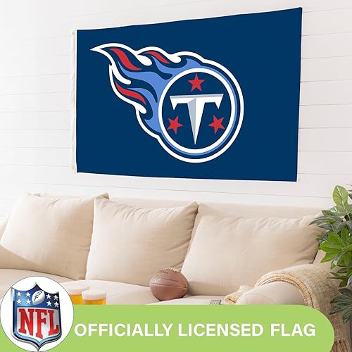 Miniatura 280 de NFL Dallas Cowboys - Bandera duradera de 3 x 5 para exteriores con ojales, bandera y pancarta resistentes para jardín al aire libre y patio, bandera