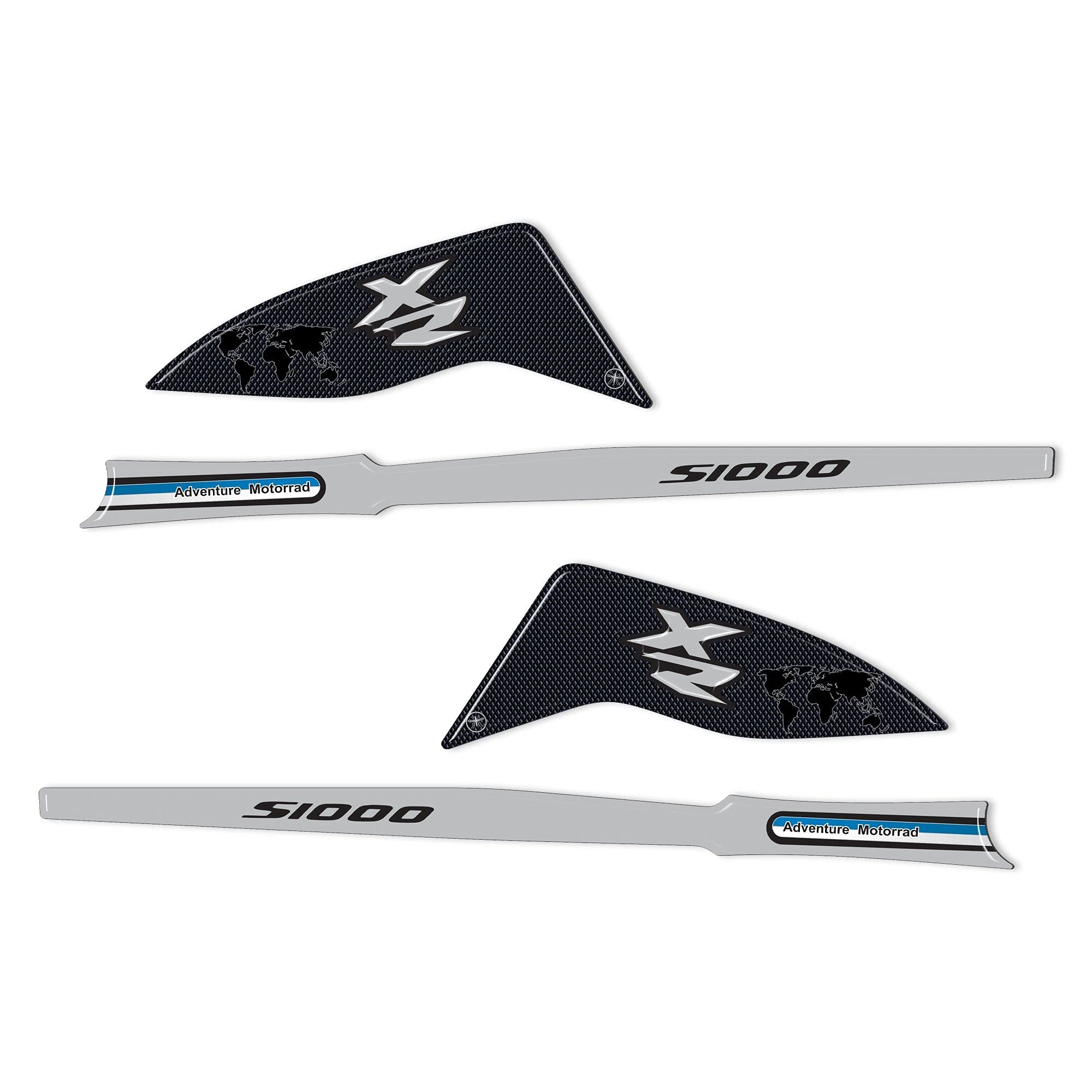 labelbike - 3D Stickers Cover Hand Protection Compatible with BMW S 1000 XR 2017-2022 Motorcycles