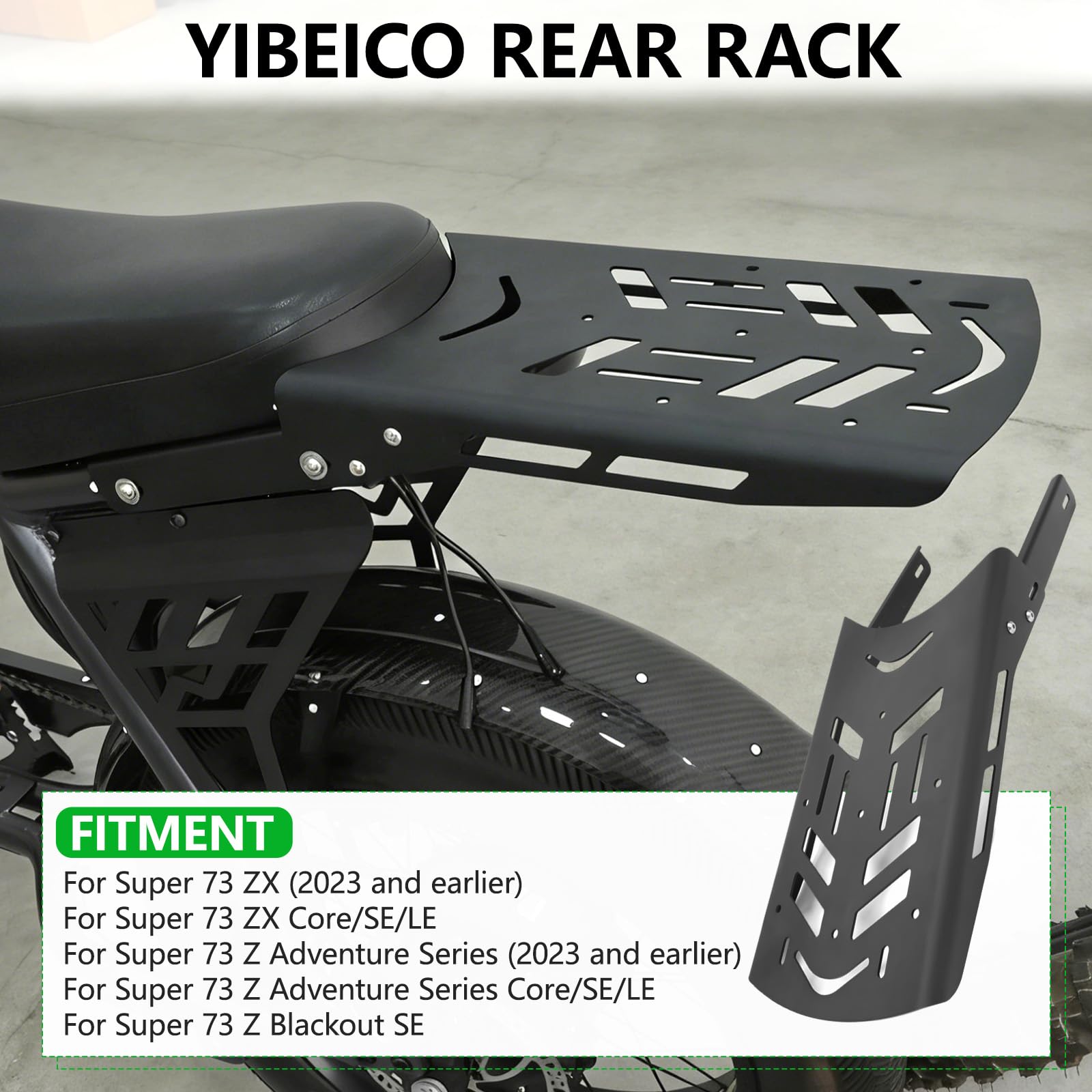 Amazon.com: YIBEICO Rear Luggage Rack for Super 73 ZX/Z Adventure