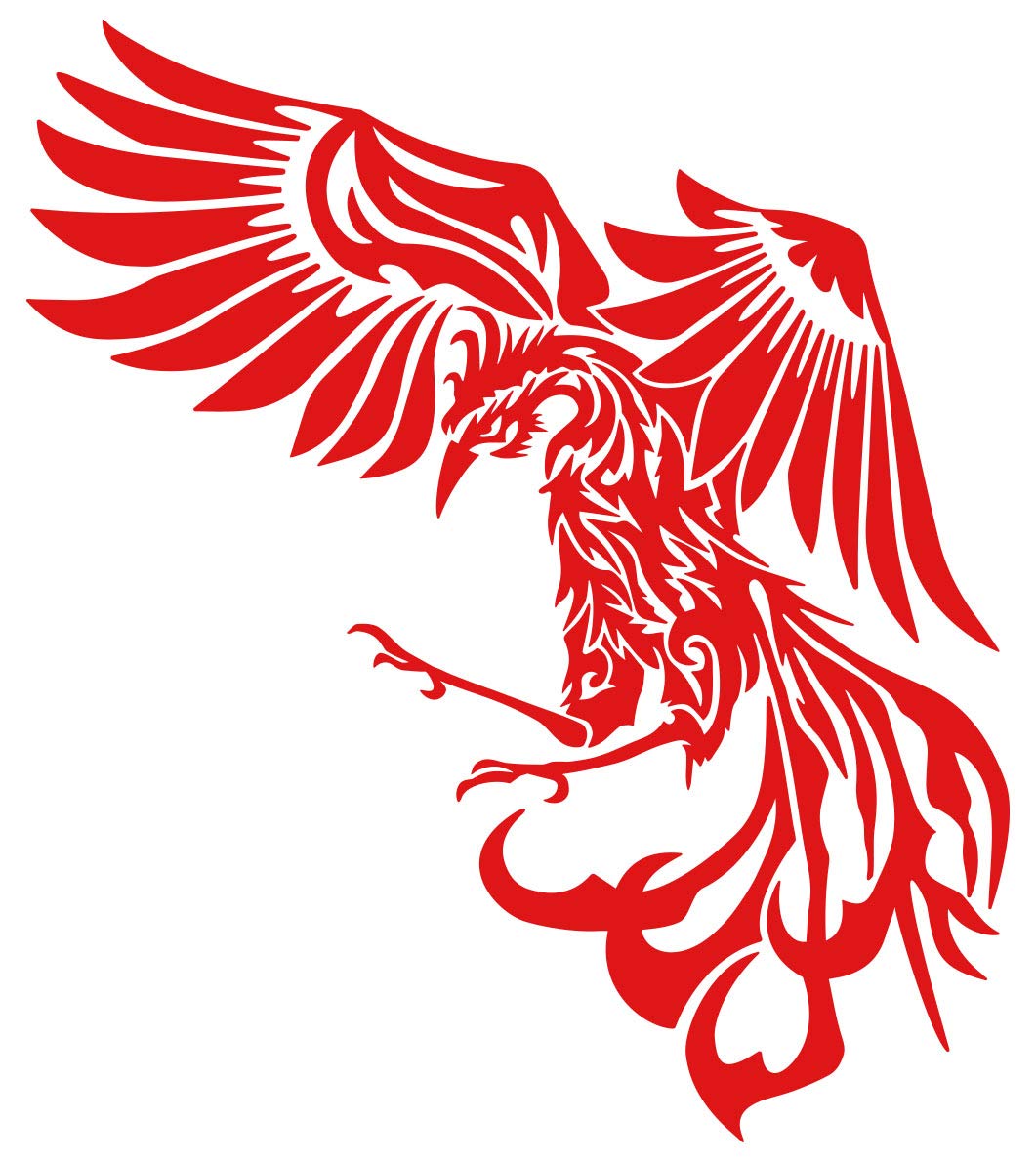 Amazon.co.jp: カッティングステッカー 鳳凰 不死鳥 フェニックス