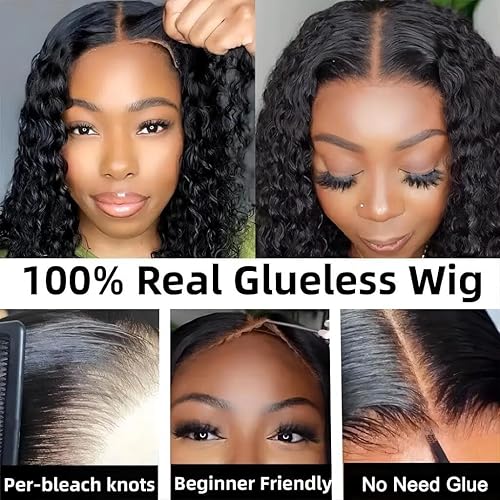 Miniatura 9 de ISEE Hair-Pelucas delanteras de malla transparente, Cabello humano, Pelucas de onda profunda, Densidad 150%, Rizado profundo, Pelucas de cabello