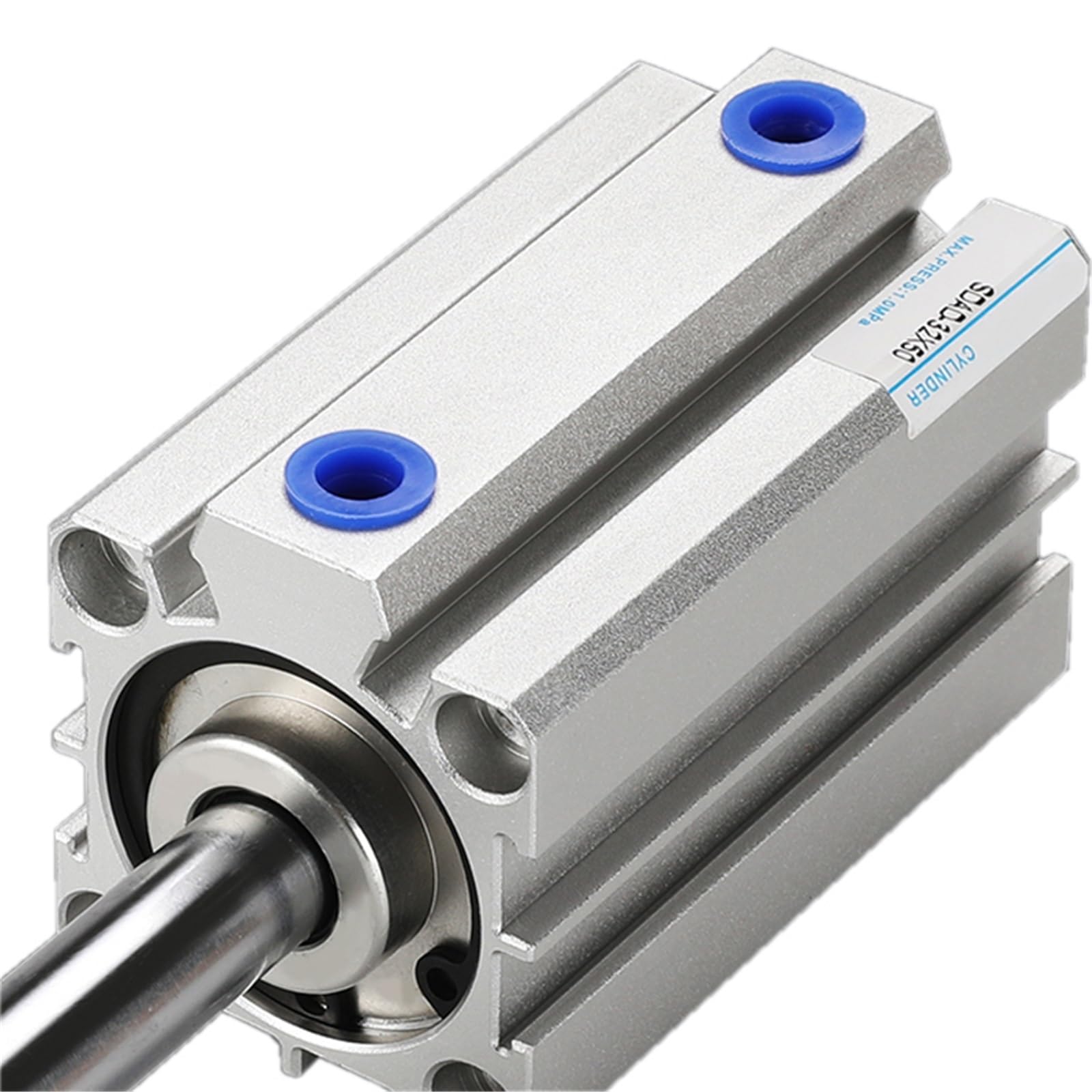Cilindro neumático compacto de aire pequeño, diámetro interior 20-63 mm, doble efecto, carrera 10-50, 1 unidad(Stroke 50mm,SDAD20 (Bore 20mm))