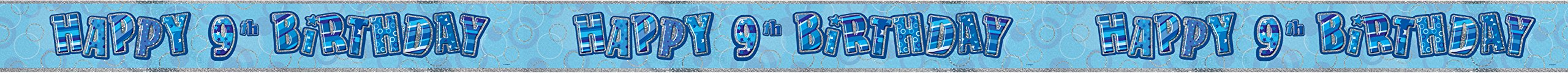 Unique Party 92068 - 9ft Foil Glitz Pink Happy 80th Birthday Banner — view 199