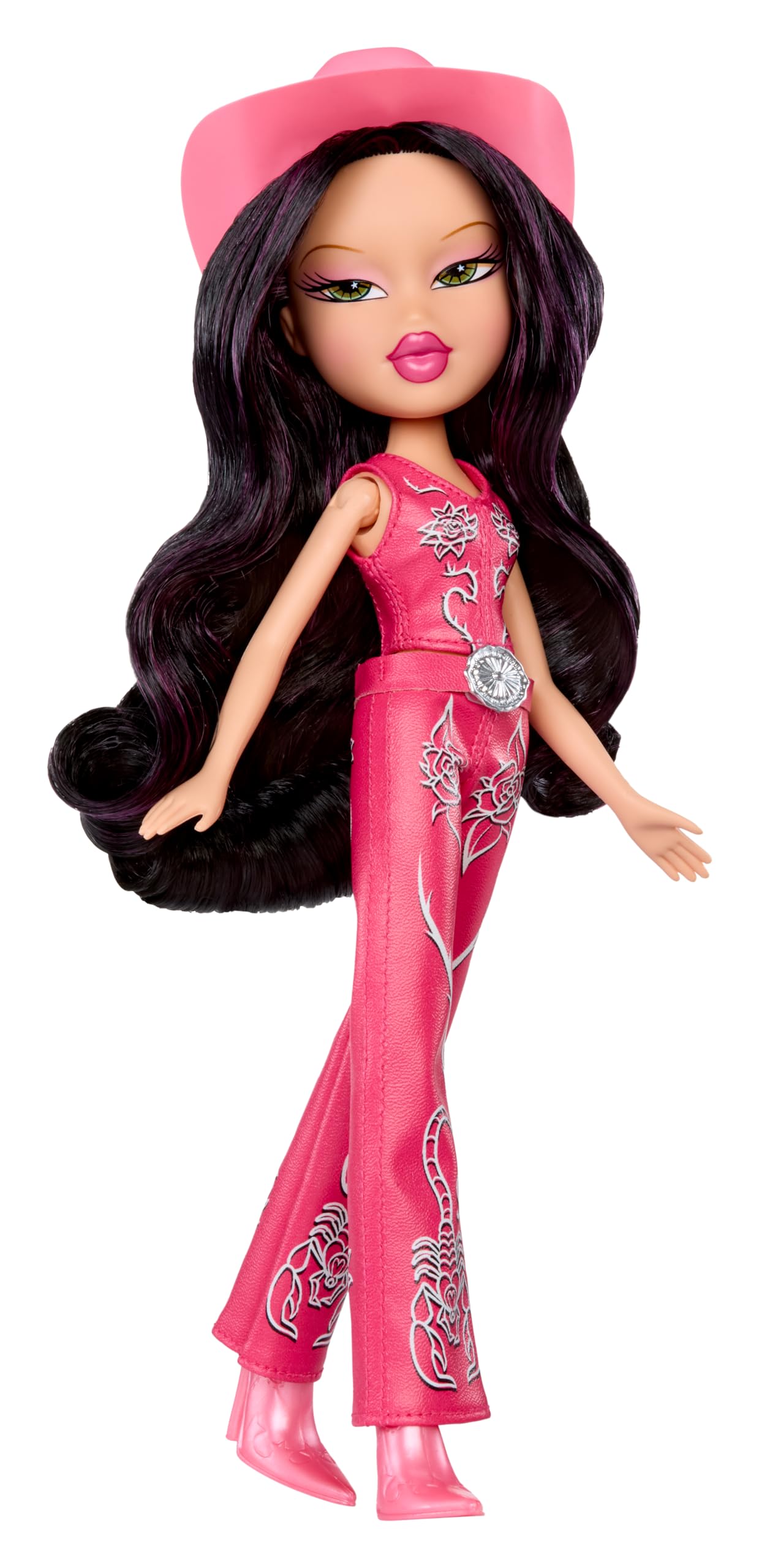 Bratz Sassy Stampede Jade – kolekcjonerska lalka modowa – lalka w stylu kowbojskim z kompletem ubrań i akcesoriami