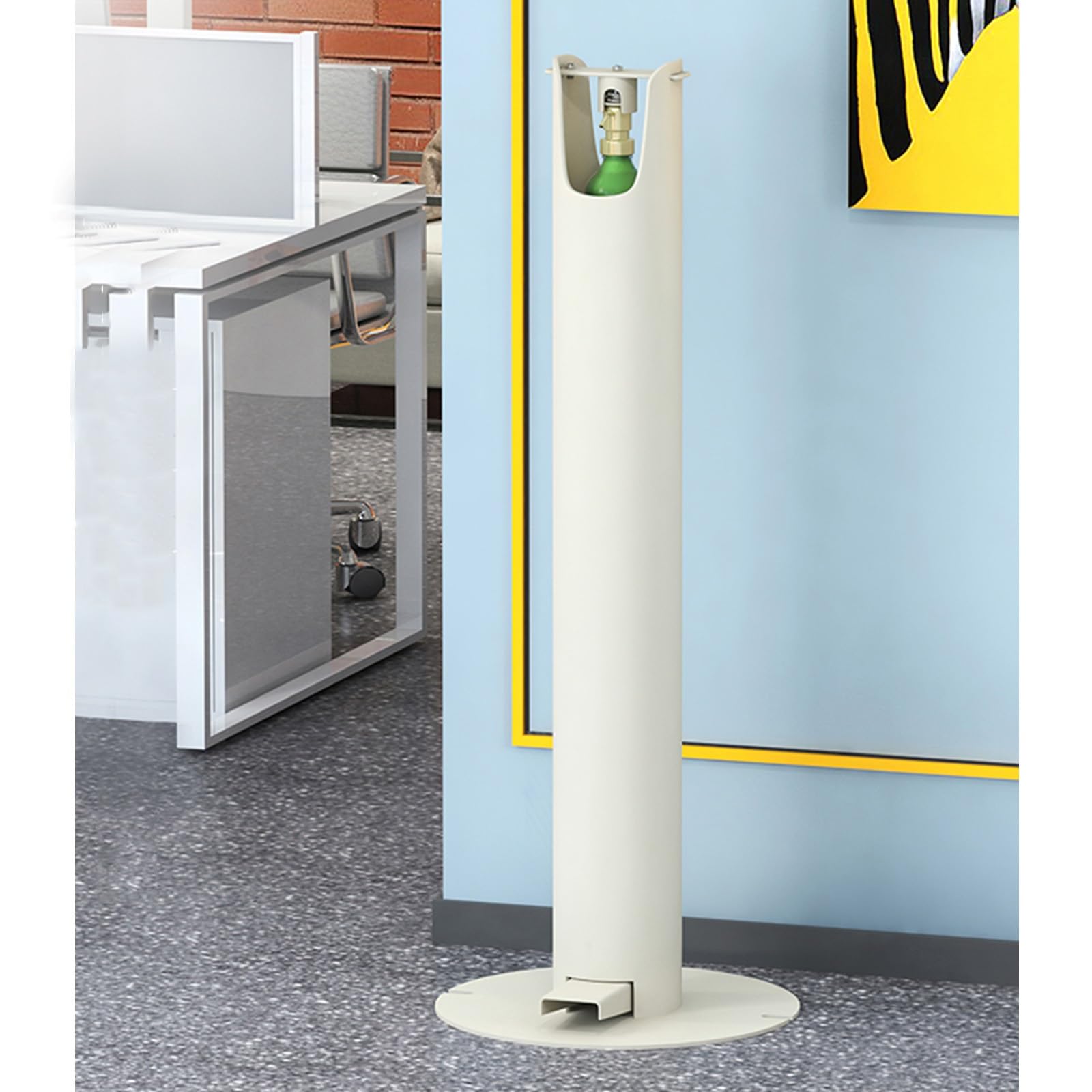 Dispenser gel disinfettante mani Igienizzatore Per Mani A Pedale Supporto Da Pavimento, Indipendente Pro Dispenser Di Sapone Schiumoso Stazione Di Igienizzazione, Ufficio Hotel Ospedale Supporto Per S