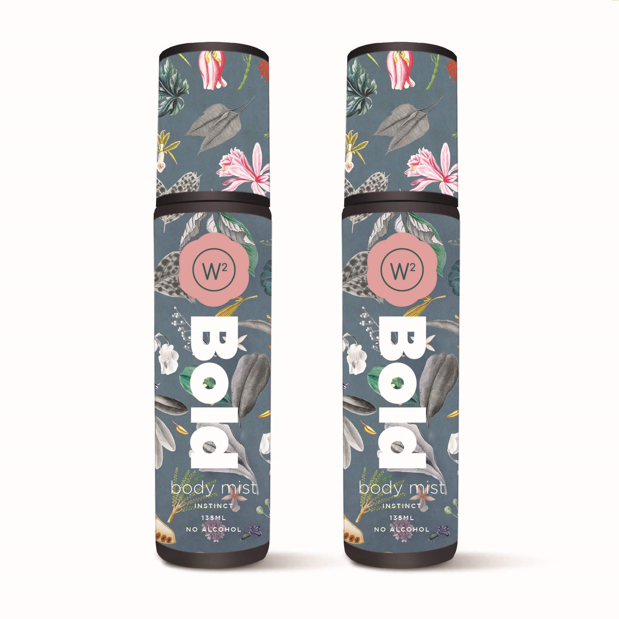 W2 Bold Instinct Body Mist 135Ml No Gas No Alcohol Set of 2-image-15