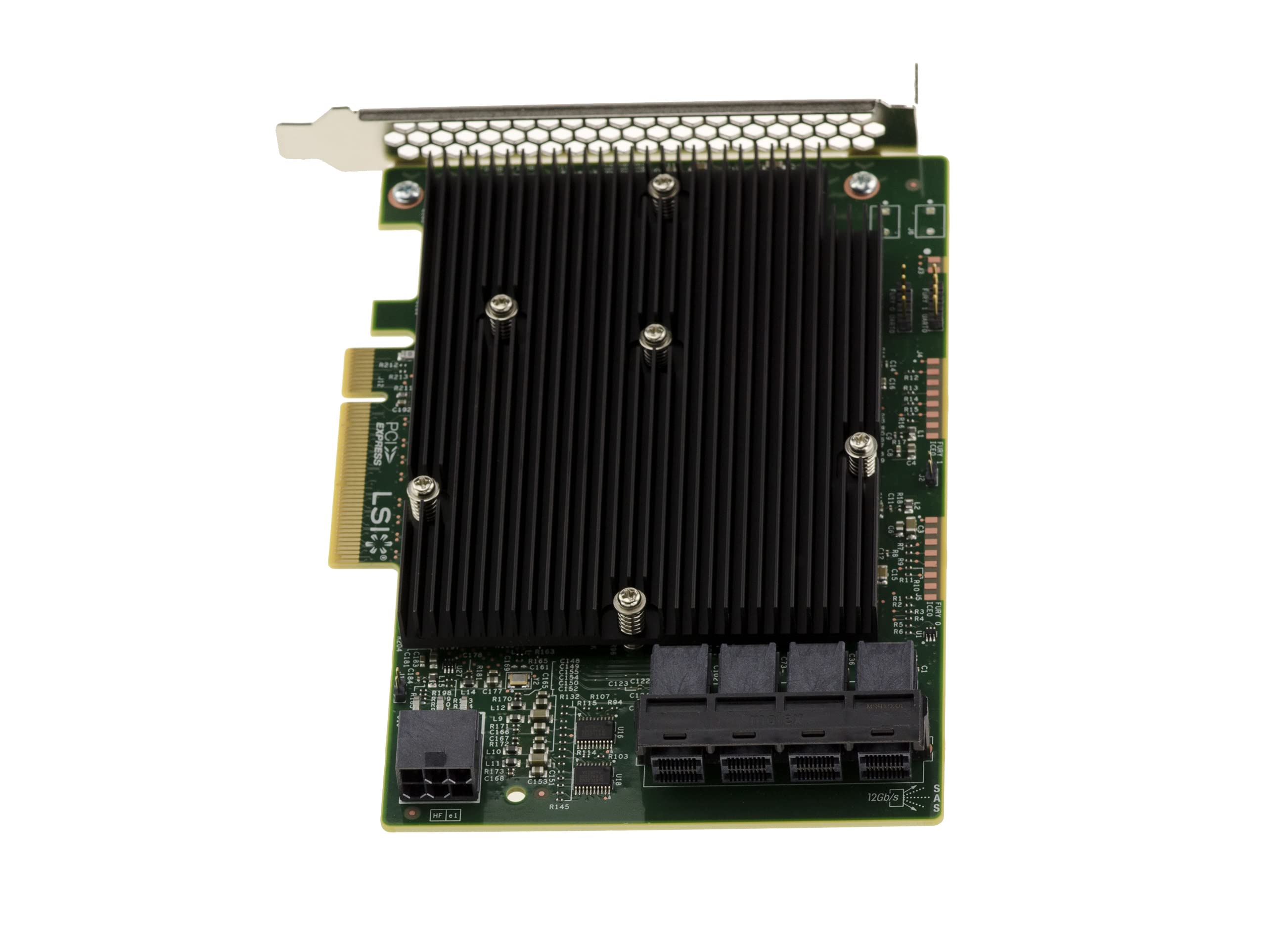KALEA-INFORMATIQUE Carte contrôleur LSI 9300-16i PCIe 3.0 SAS/SATA 12G 16 Ports