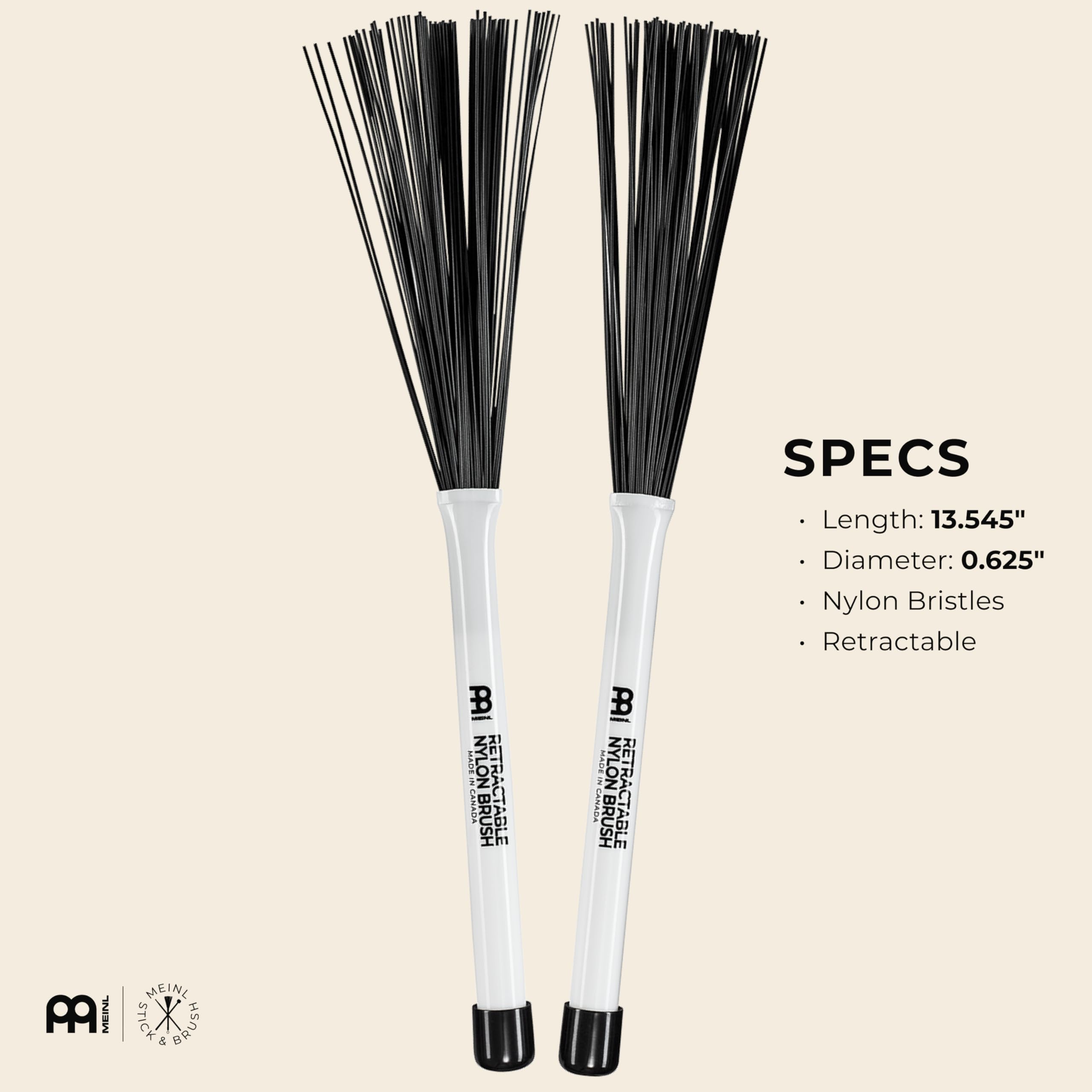 Meinl SB304 Retractable Nylon Brush