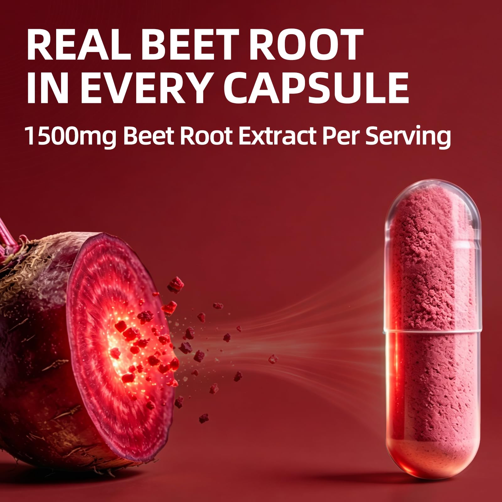 Beet Root Capules Liposomal Beet Root Powder for Heart Circulation Support — Amazon image 2