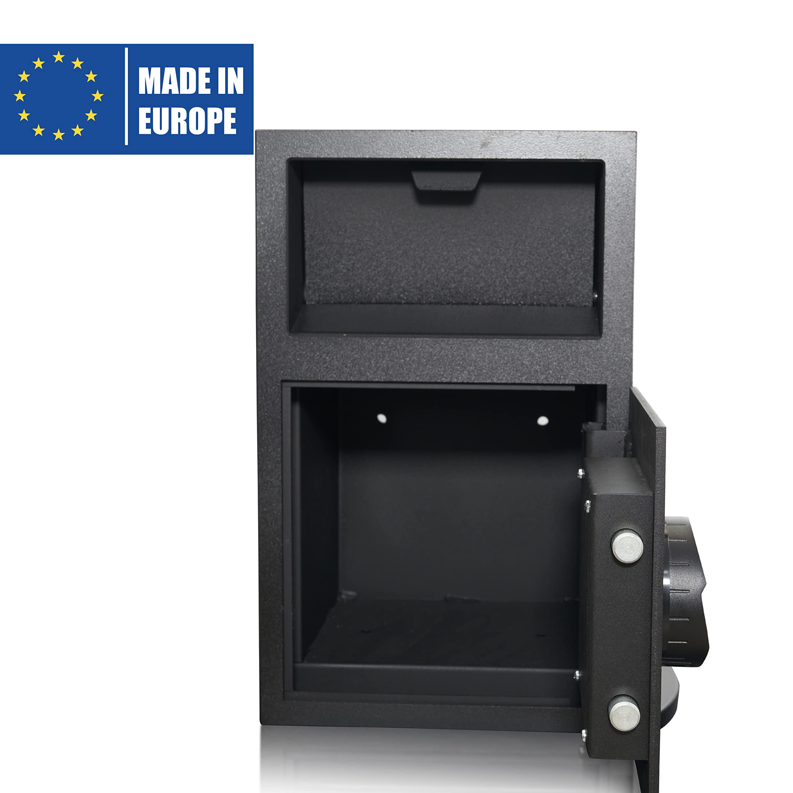 Einwurftresor mit Einwurfklappe | Sicherheitsstufe B | VDS Schloss Klasse 2 | Pin-Code | Made in EU